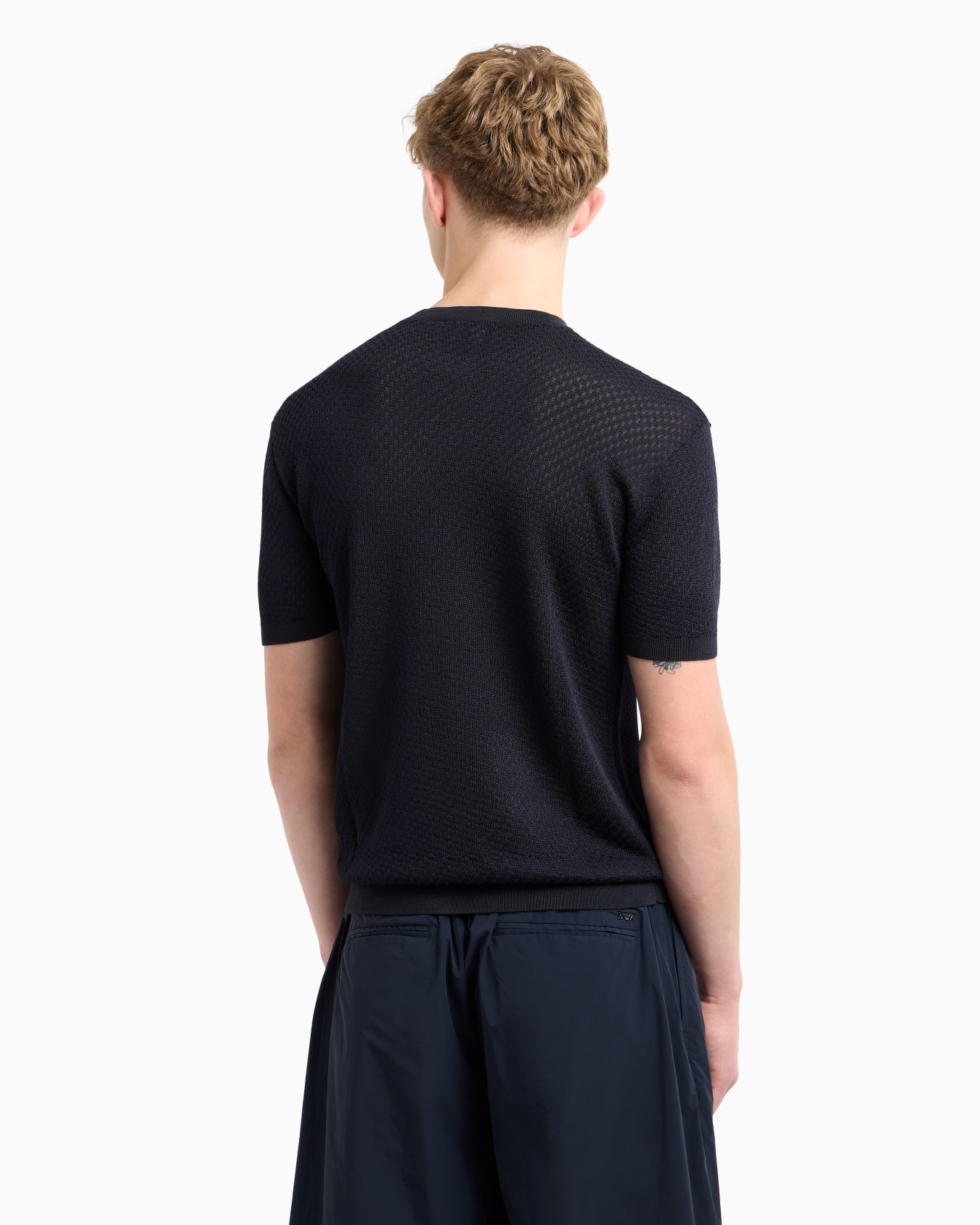 Micro-pattern jacquard jumper Slide 2
