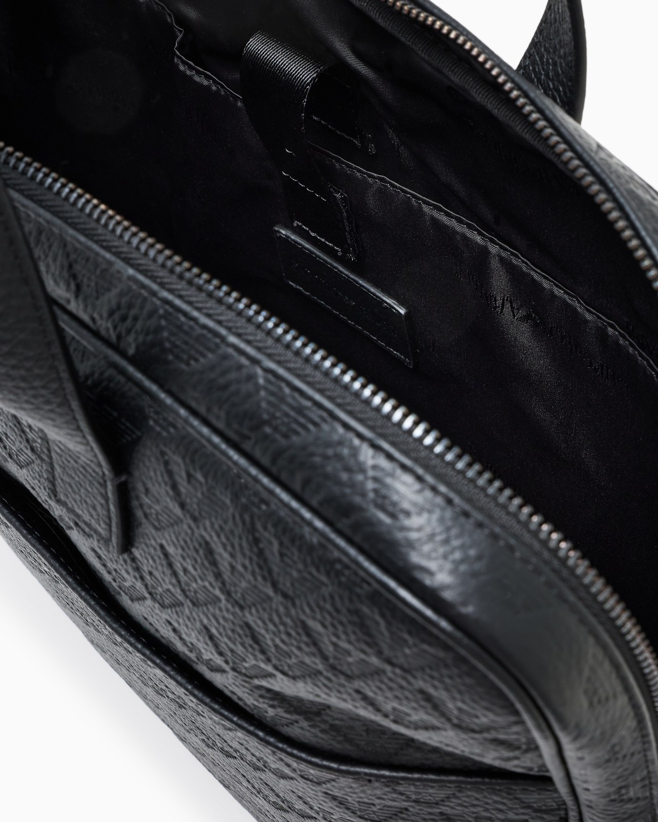 Borsa business in pelle embossed eagle all over  Slide 3