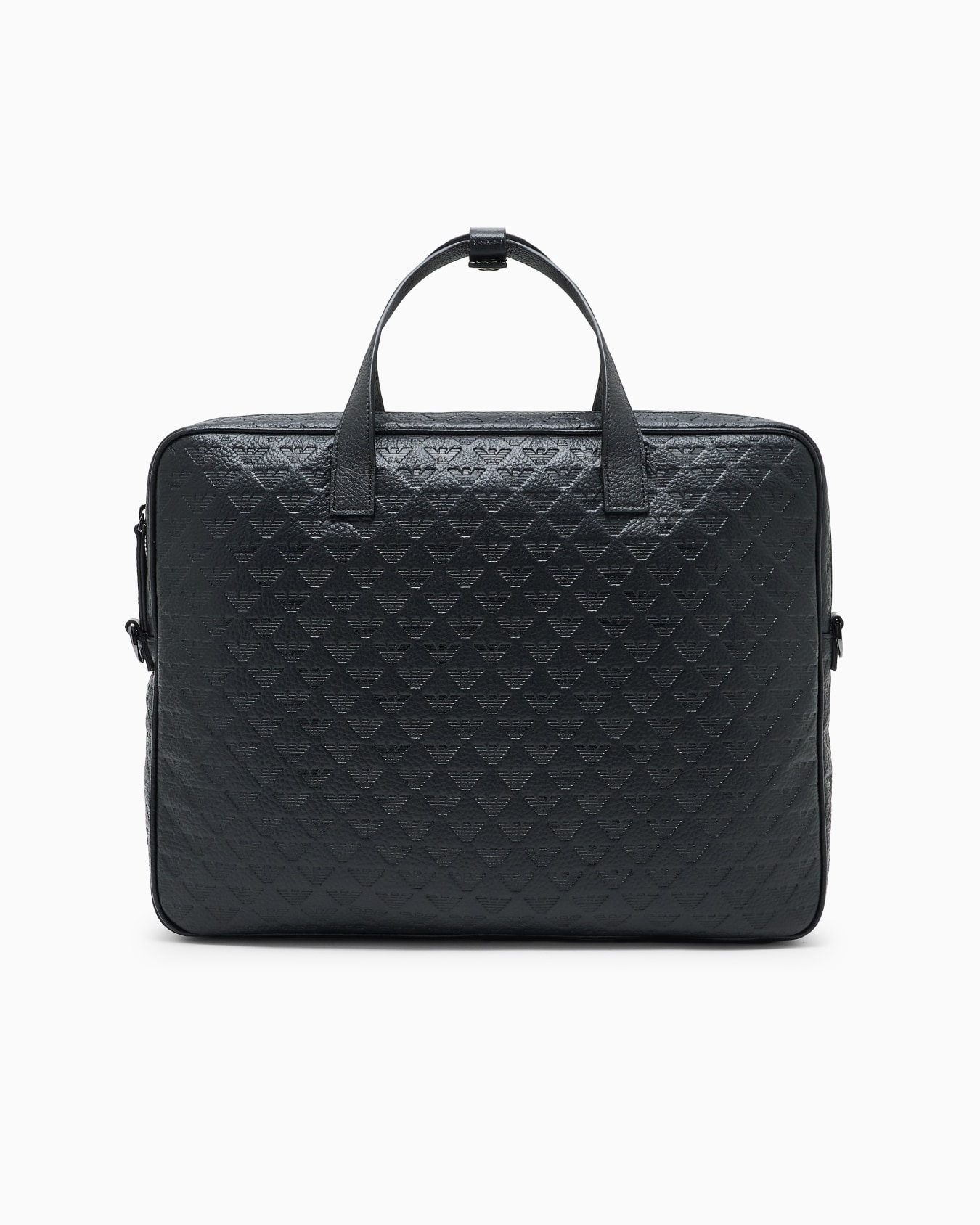 Borsa business in pelle embossed eagle all over  Slide 2
