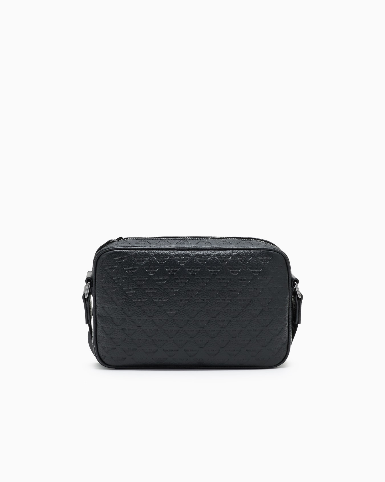 Bolso bandolera de piel con águila repujada por toda la superficie  Diapositiva 2