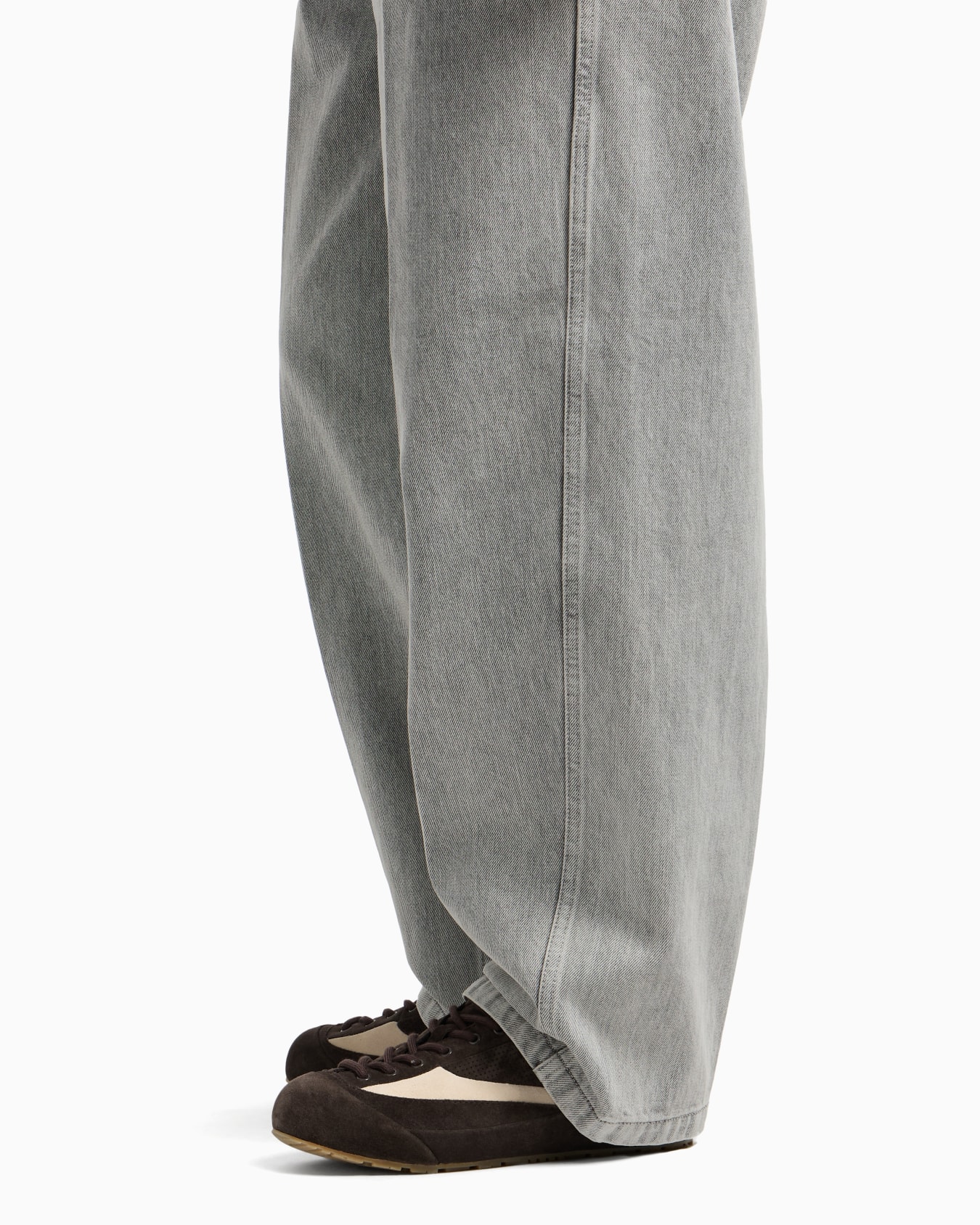 ASV J80 baggy twist-fit jeans in stone-washed bleached denim Slide 5