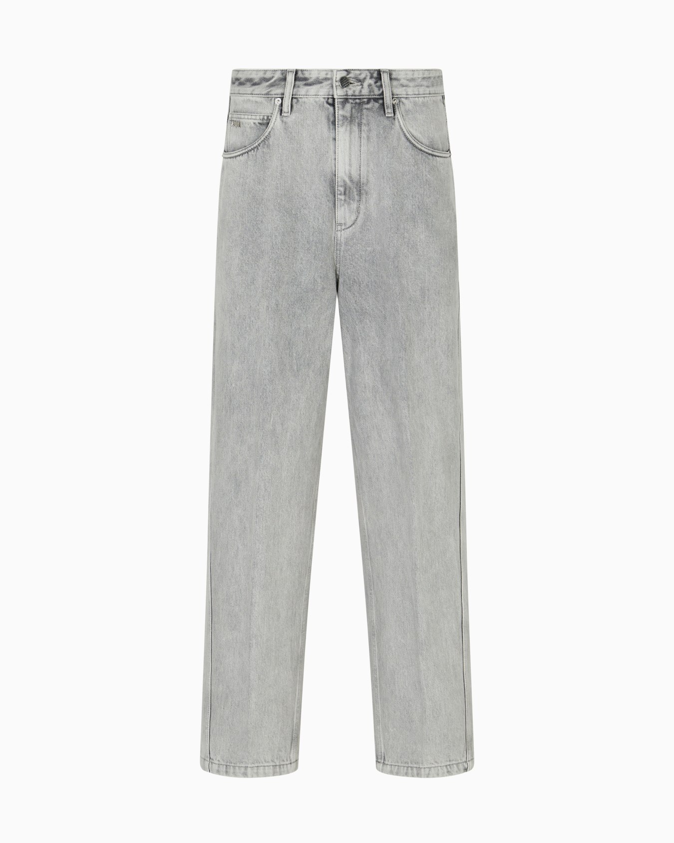 ASV J80 baggy twist-fit jeans in stone-washed bleached denim Slide 0
