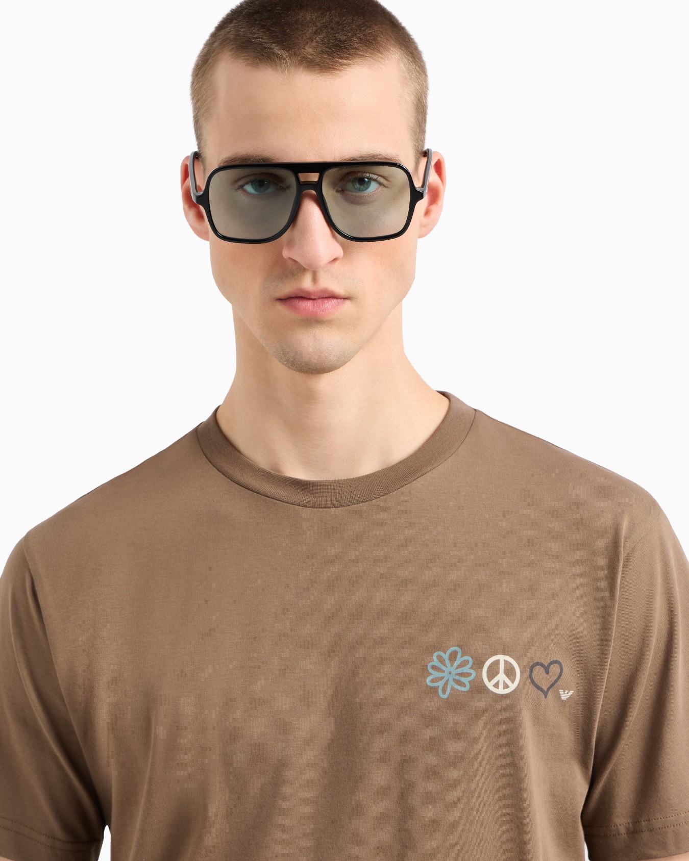 ASV jersey T-shirt with oversized print from the Peace capsule collection Slide 4