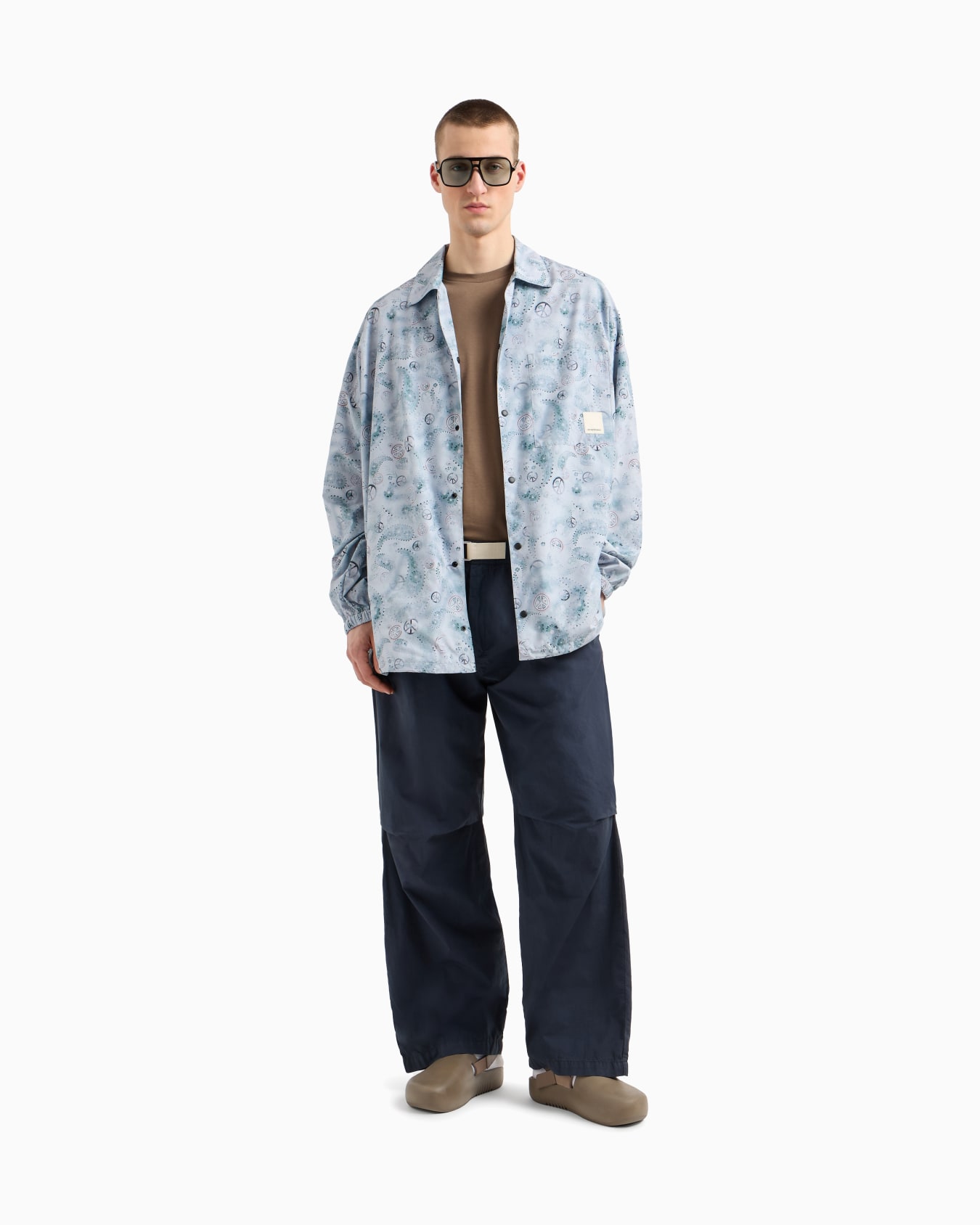 ASV jersey T-shirt with oversized print from the Peace capsule collection Slide 1