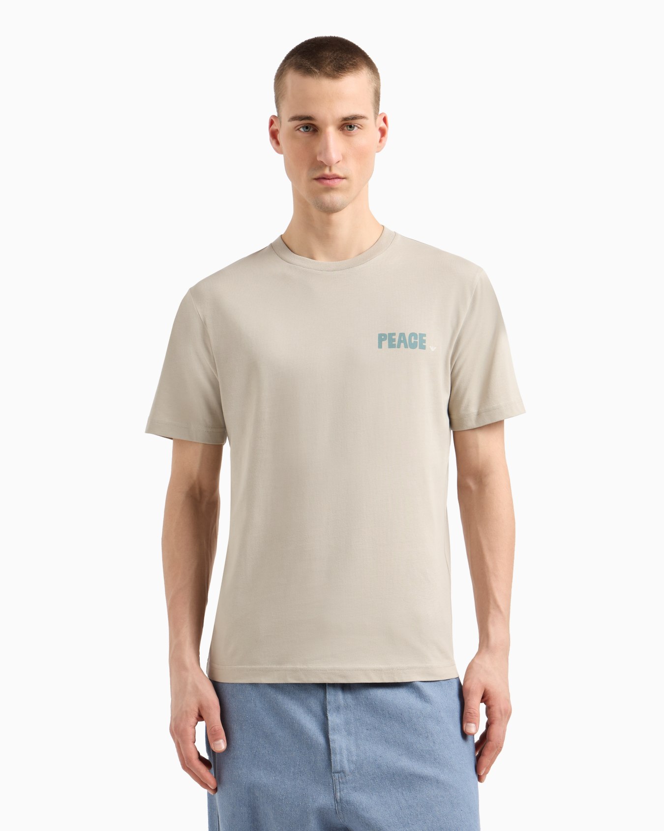 ASV Peaceカプセルコレクション Tシャツ ジャージー オーバーサイズプリント スライドする 3