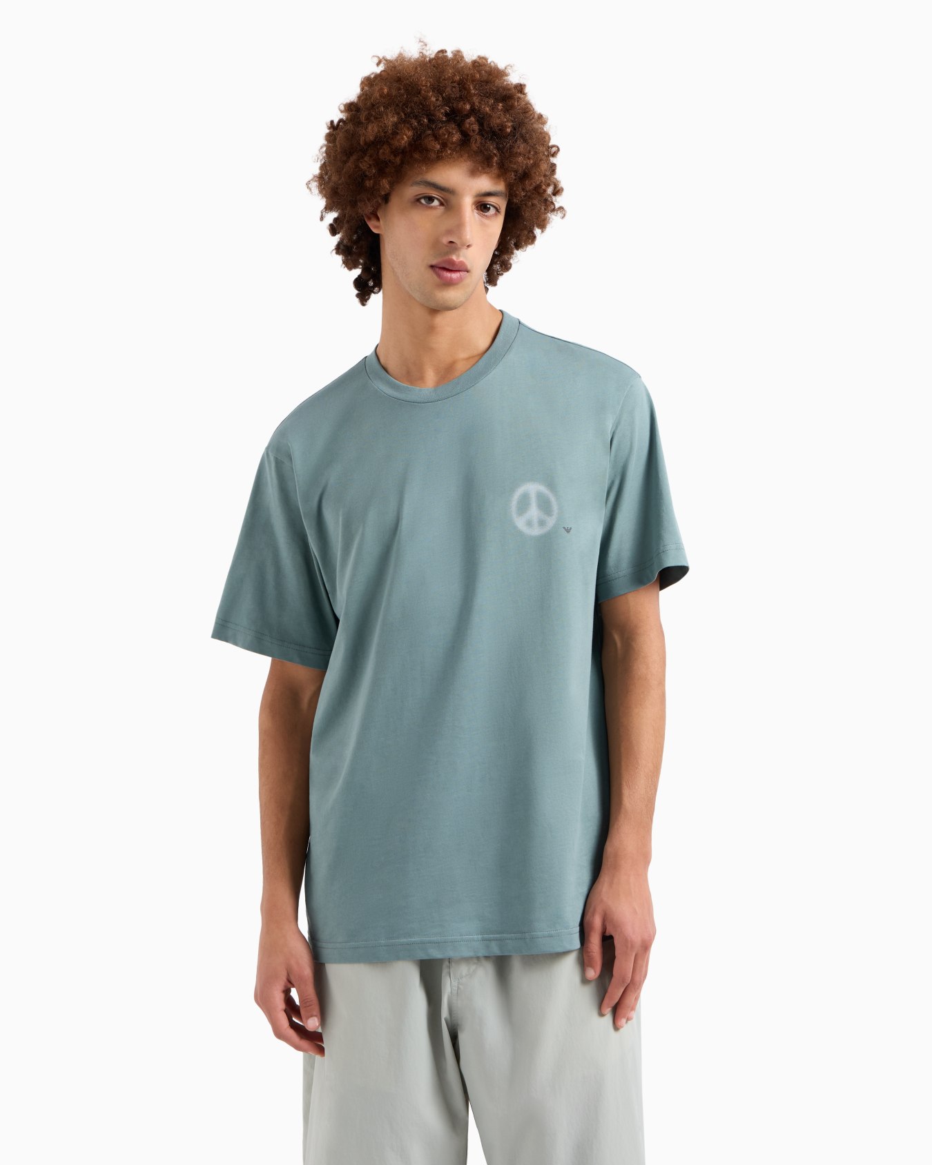 ASV jersey T-shirt with oversized print from the Peace capsule collection Slide 3