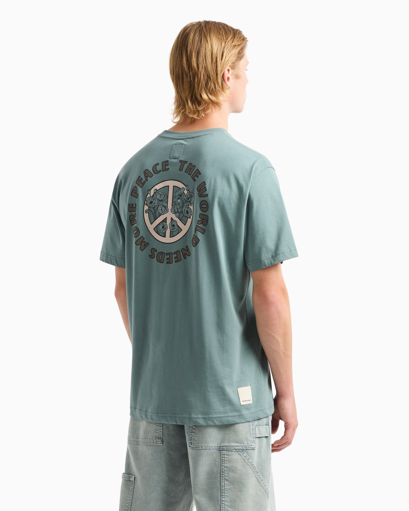 ASV jersey T-shirt with oversized print from the Peace capsule collection Slide 2