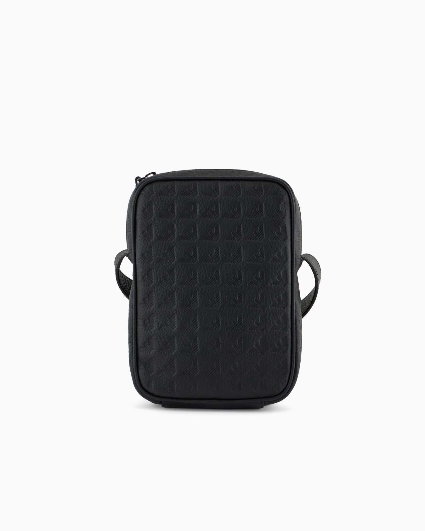 Leather tech case with all-over embossed eagle Slide 2