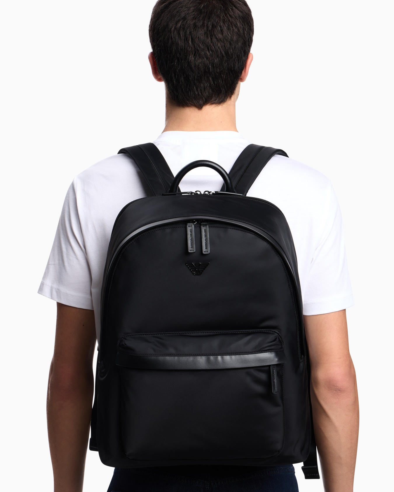 ASV recycled nylon round backpack Slide 6