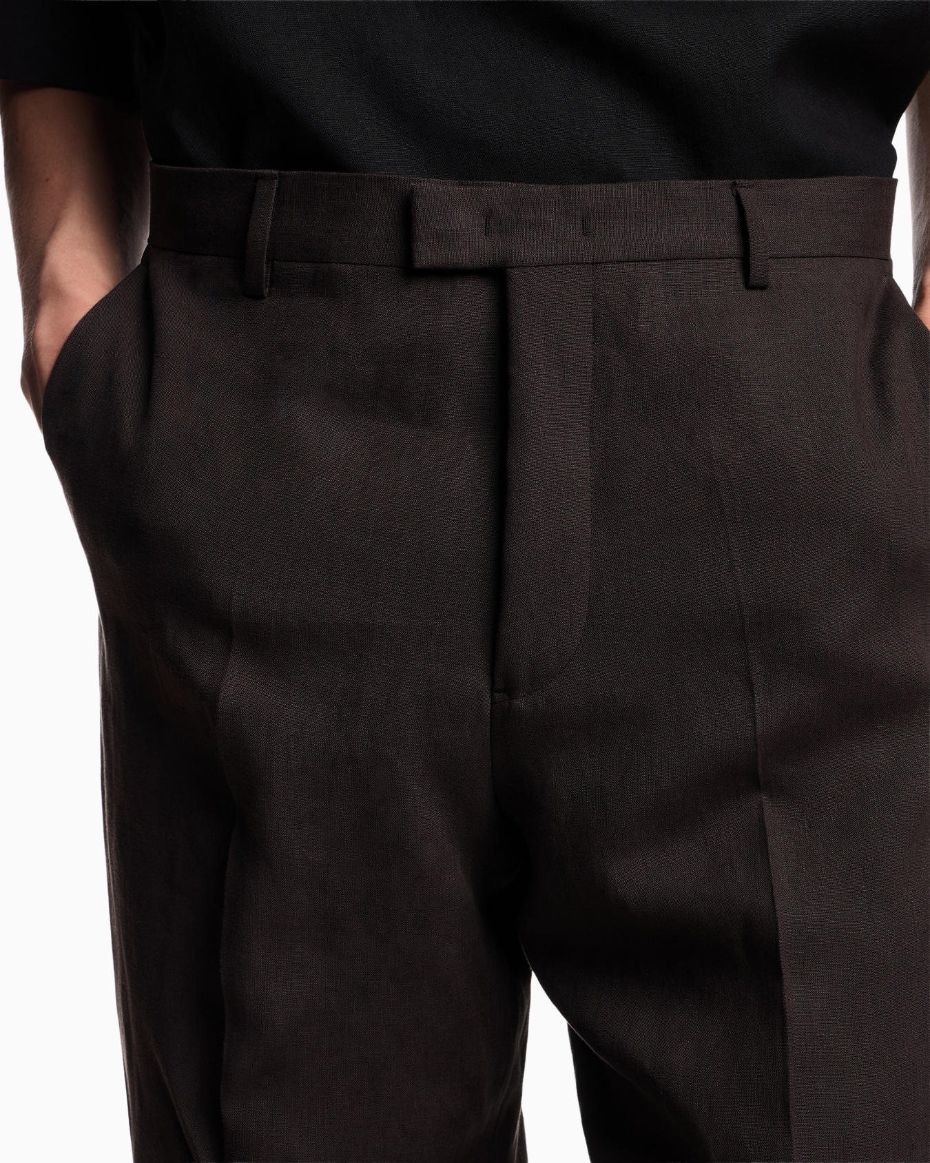 Pure linen trousers Slide 4