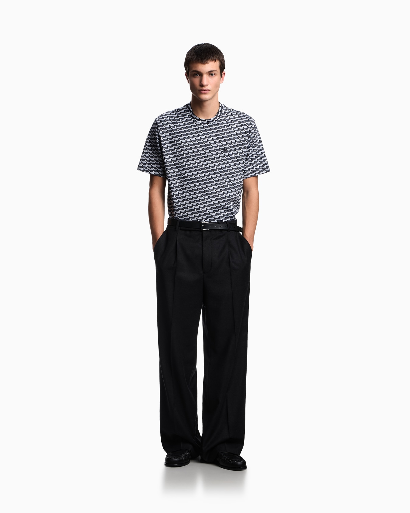 ASV Icon jacquard jersey jumper with op-art motif Slide 2