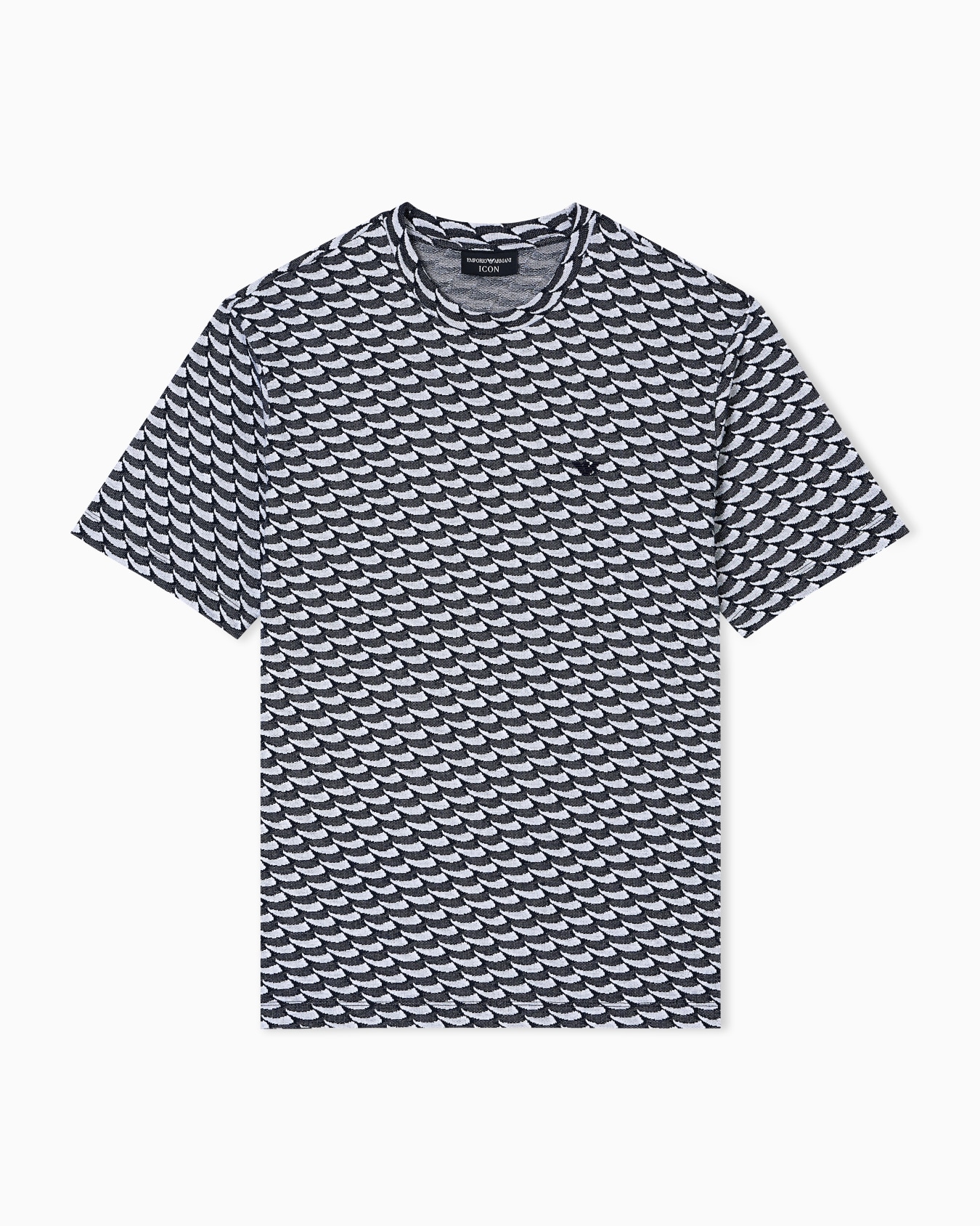 ASV Icon jacquard jersey jumper with op-art motif Slide 0