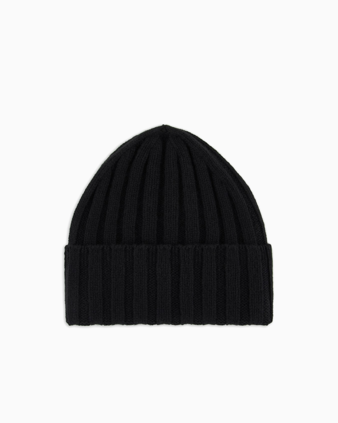 Pure cashmere, ribbed beanie Slide 1