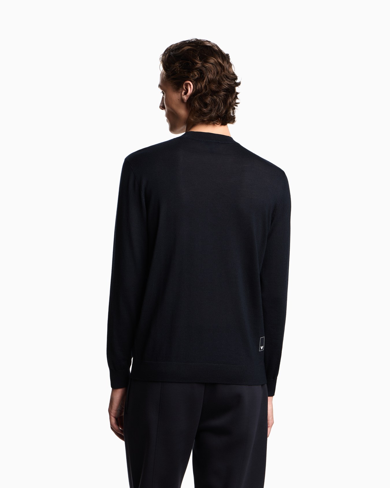 Travel Essentials plain-knit virgin-wool jumper Slide 2