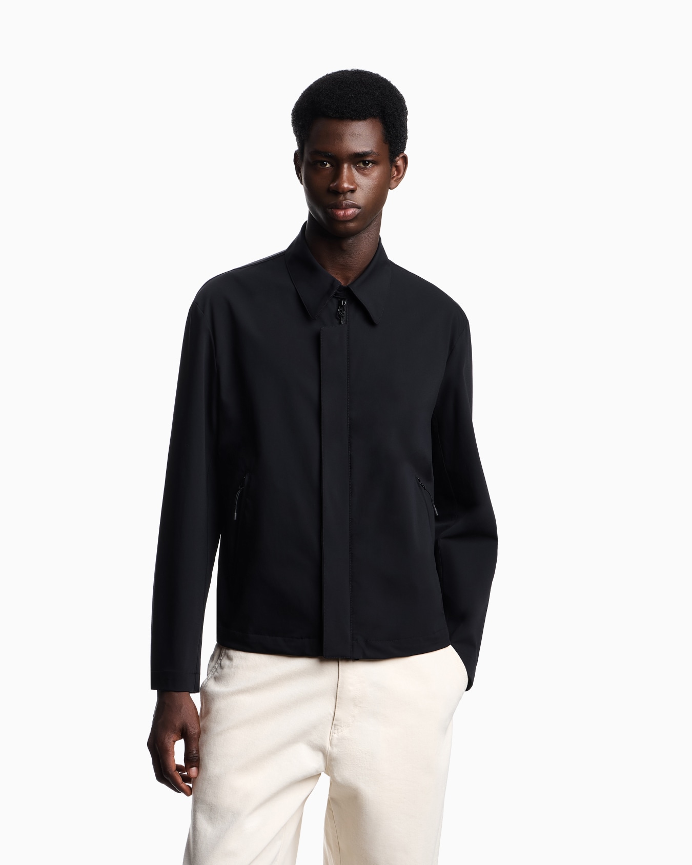 Veste zippée en tissu technique Diapositive 3