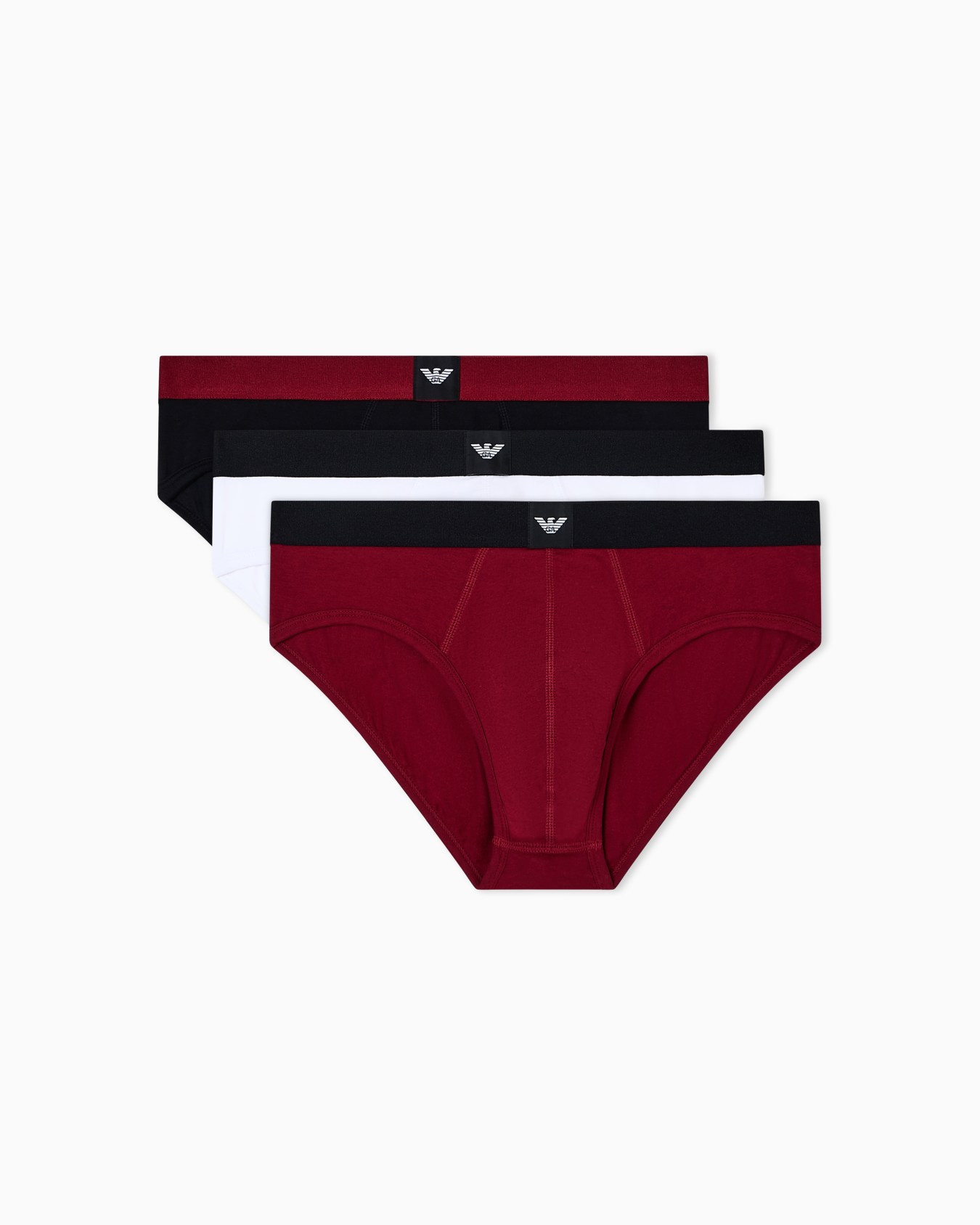 Three-pack of Essential logolabel jersey briefs Slide 0