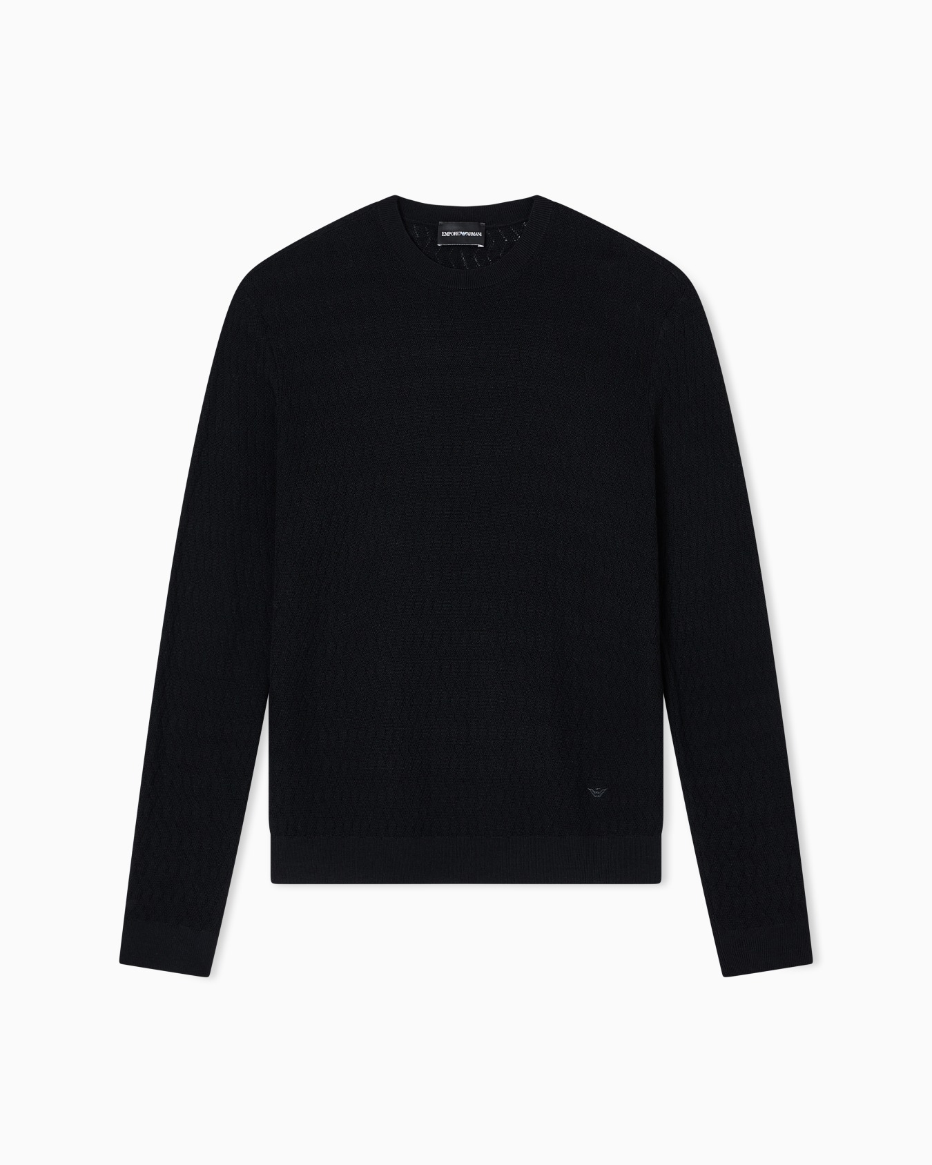 Pullover aus Schurwolle mit Jacquard-Muster in Relief-Optik Folie 0