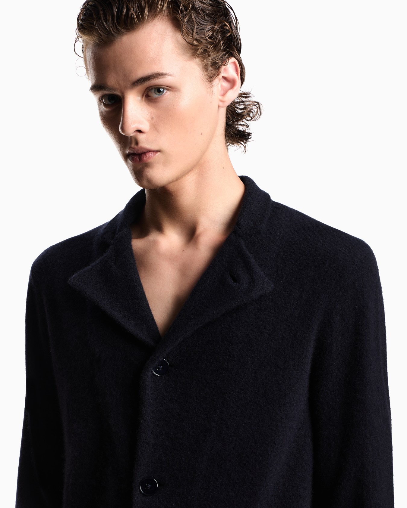 Veste Icon en maille rase de pur cachemire Diapositive 4