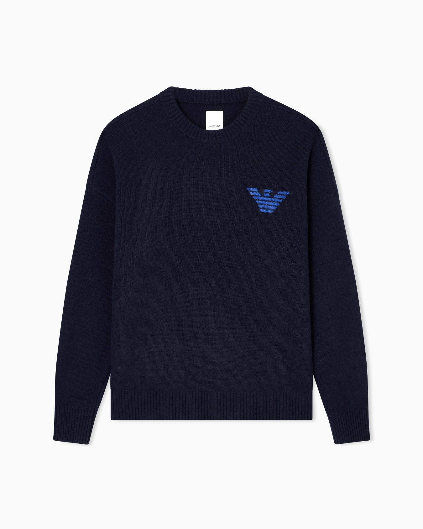 Maglione in lana vergine con scritta jacquard Capsule New York ASV Slide 0