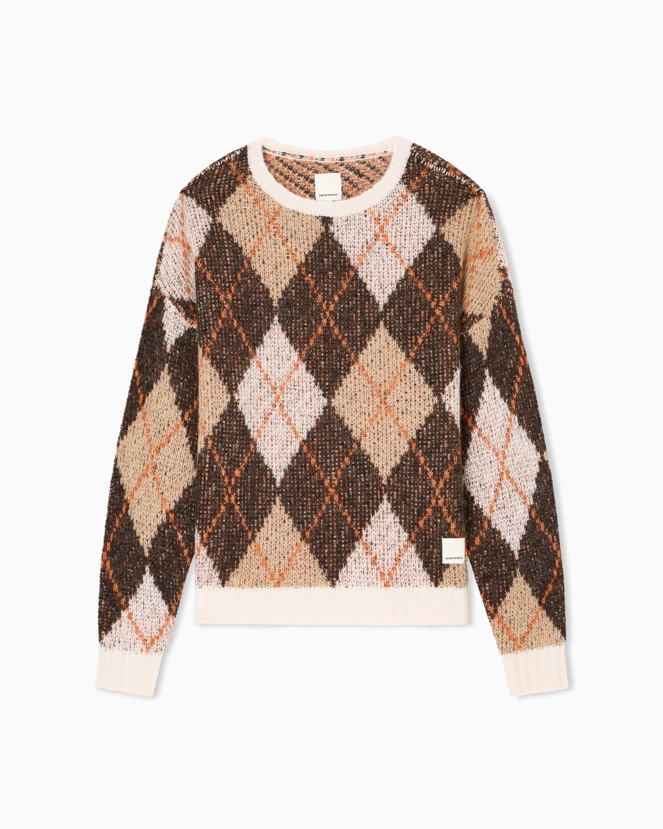 ASV Maxi-Pullover aus der New York Sonderkollektion, gefertigt aus einer Woll-Mischung mit Argyle-Muster in Jacquard-Stoff-Verarbeitung Folie 0