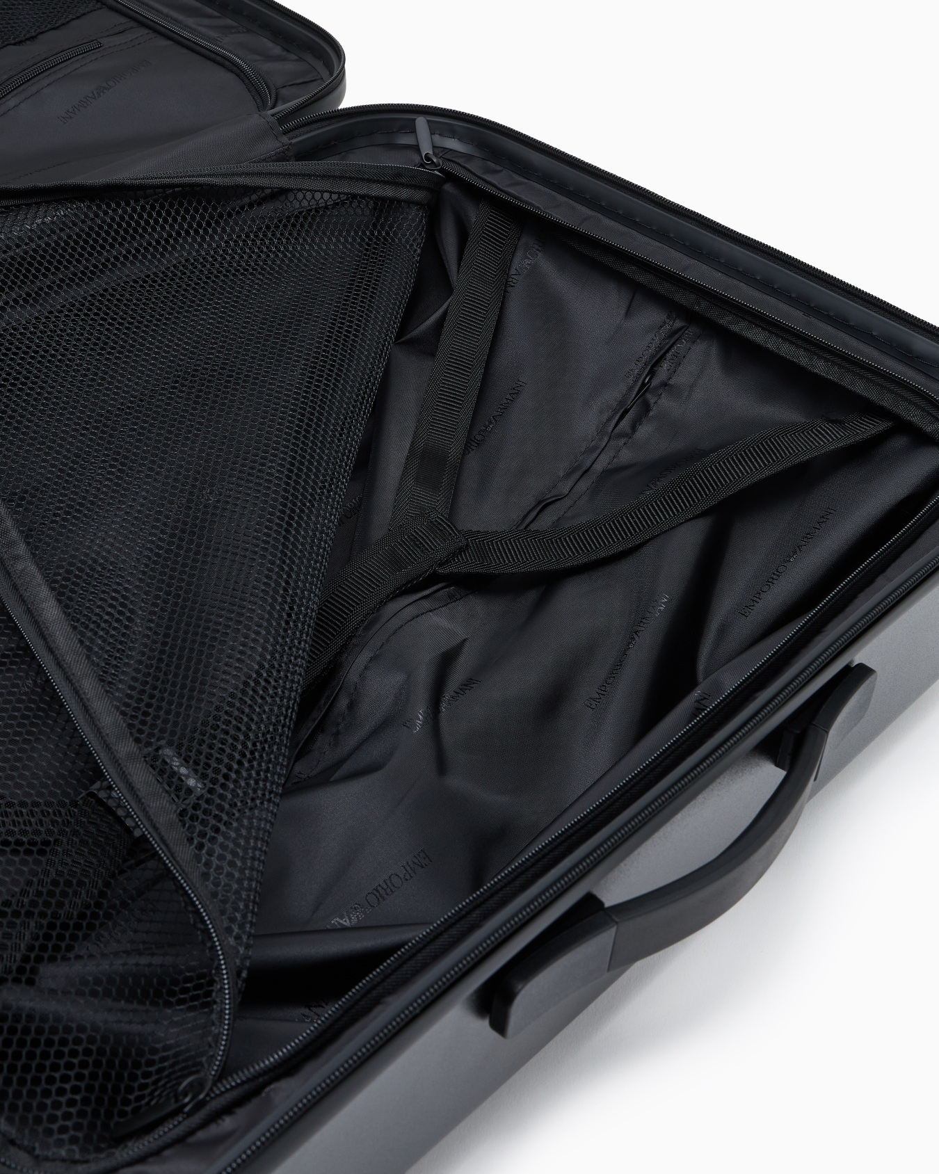 ASV ABS medium carry-on bag with regenerated Saffiano detail and eagle plate Slide 5