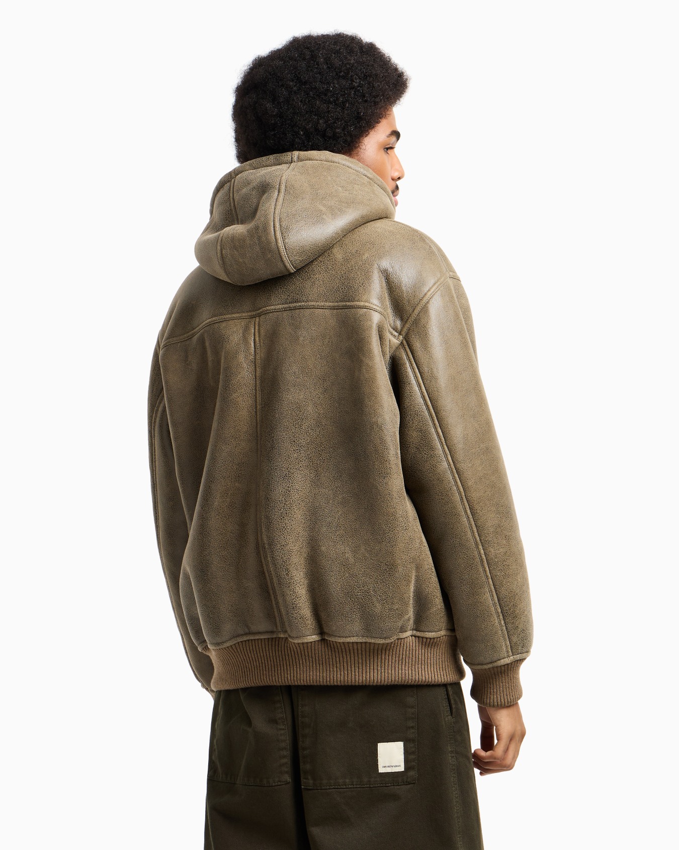 New York Capsule Collection lamb shearling oversized-fit blouson Slide 3