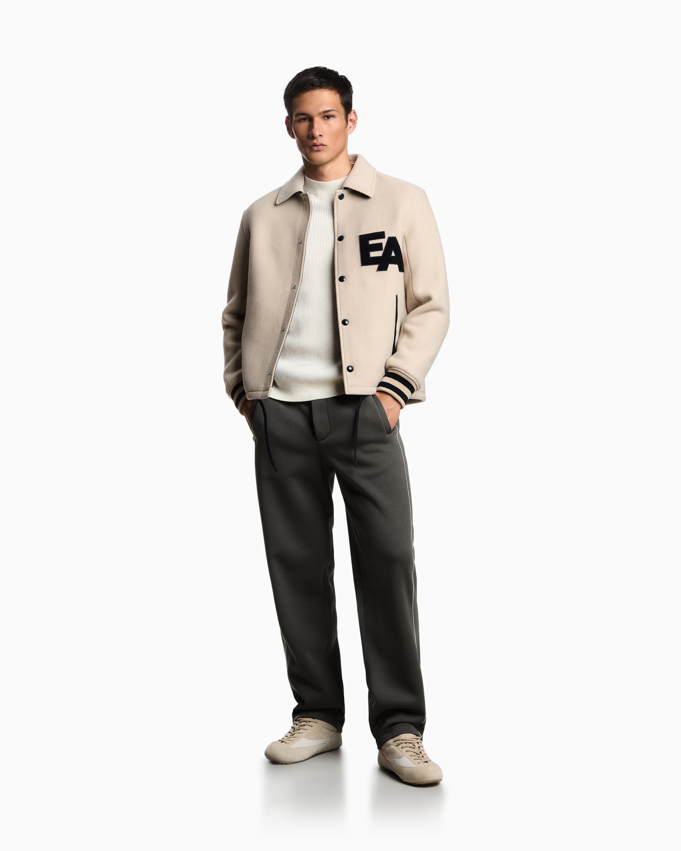 Fisherman’s rib virgin-wool jumper Slide 1