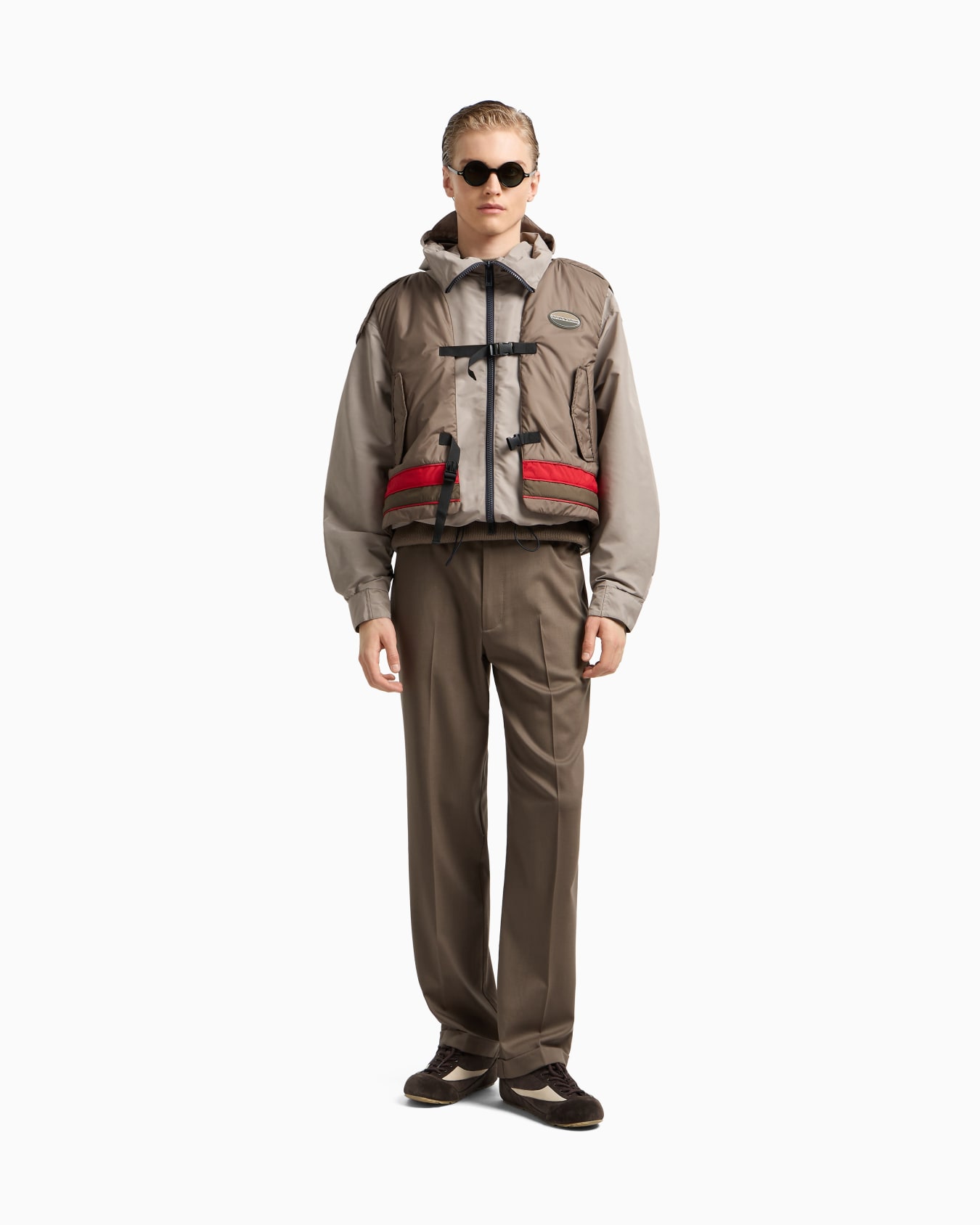 Maglione in lana vergine a coste inglesi Slide 2