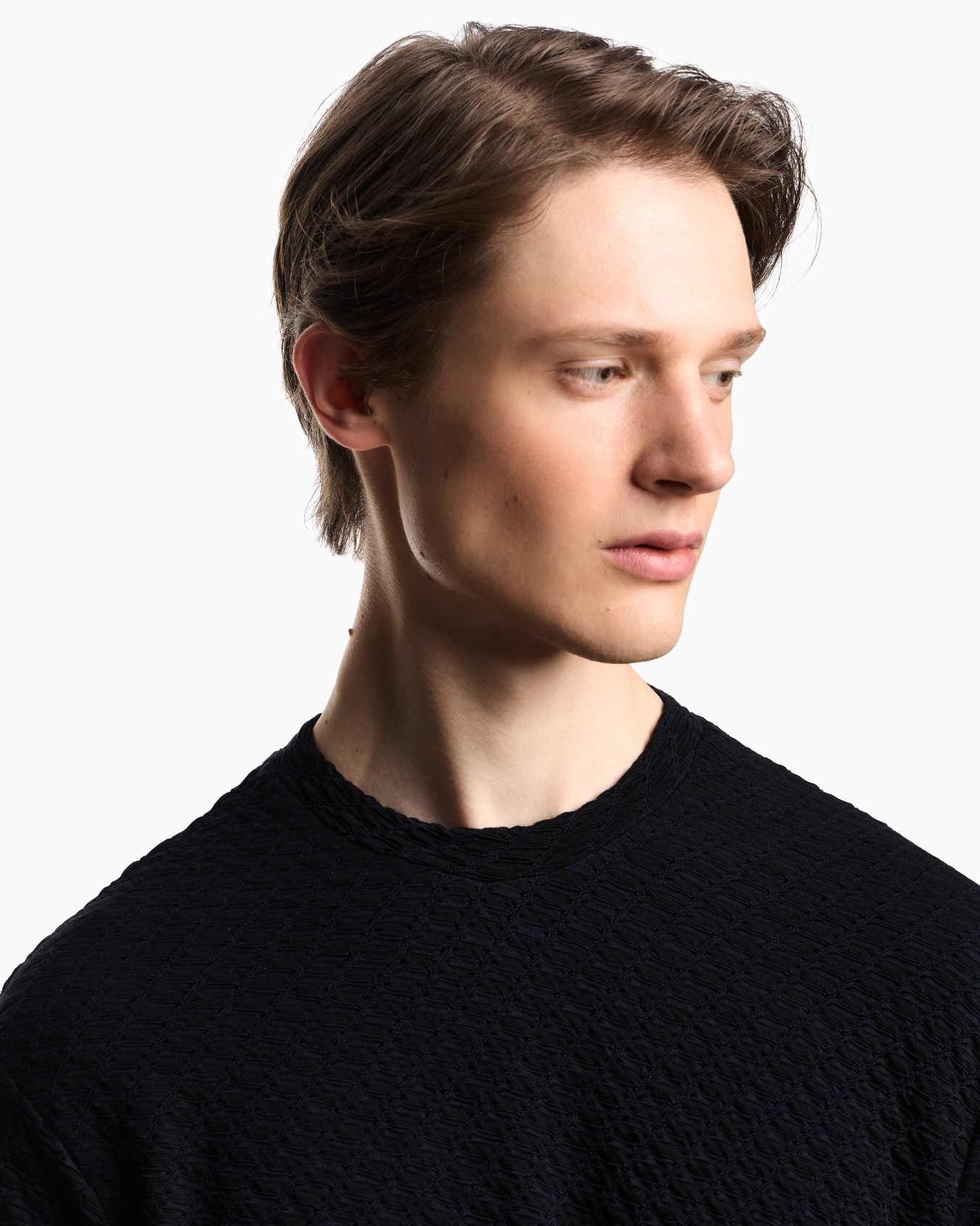 Icon viscose-blend jacquard jersey jumper with op-art motif Slide 5
