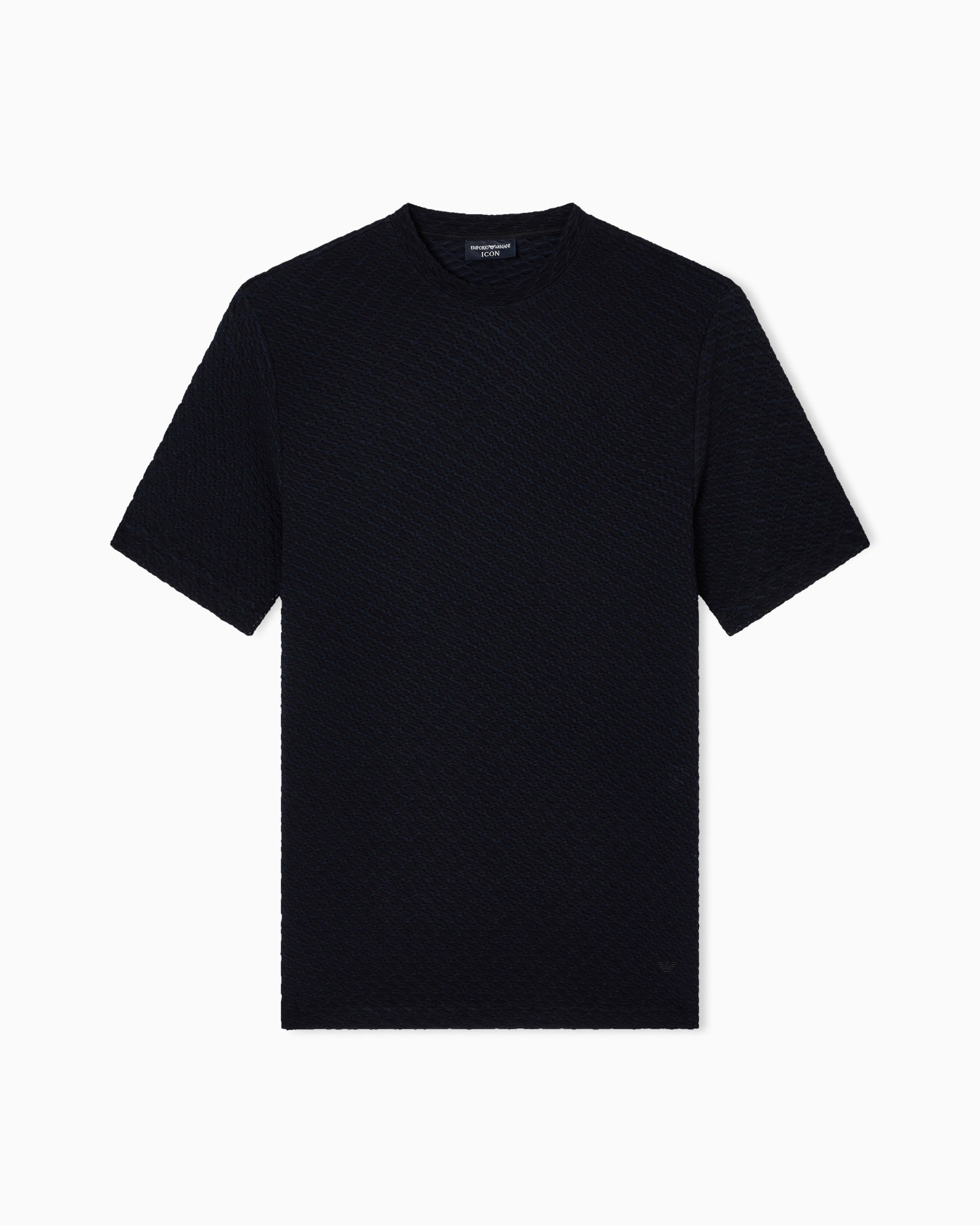 Icon viscose-blend jacquard jersey jumper with op-art motif Slide 0