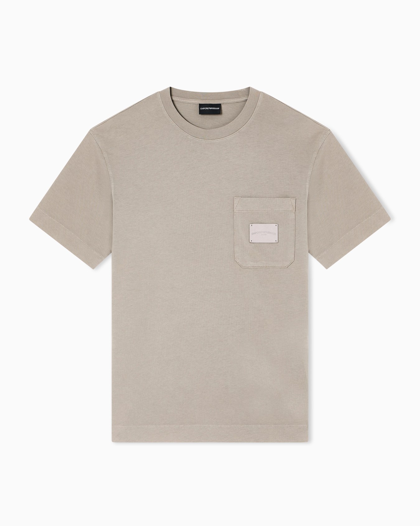 ASV jersey T-shirt with leather logo patch Slide 0