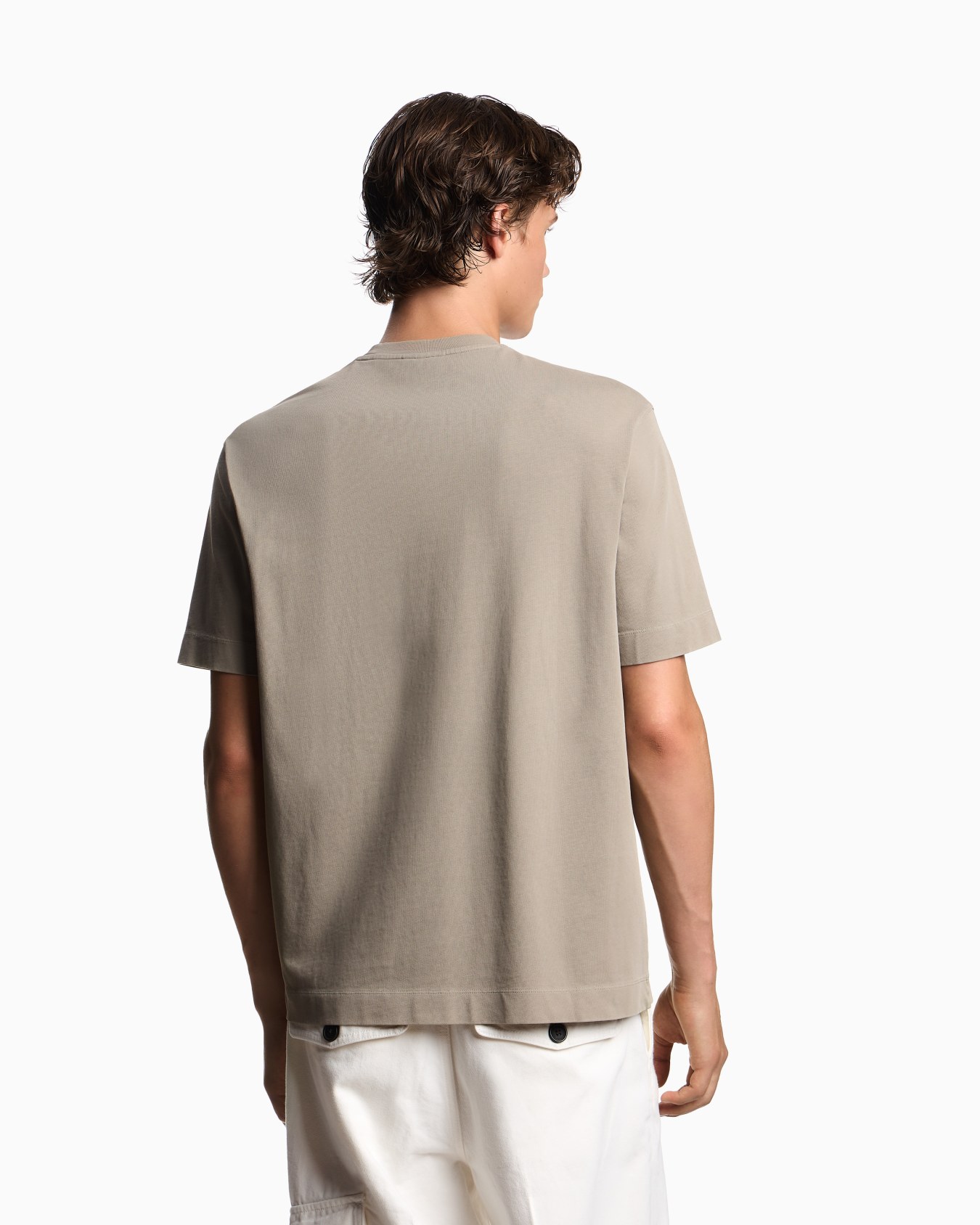 ASV jersey T-shirt with leather logo patch Slide 2