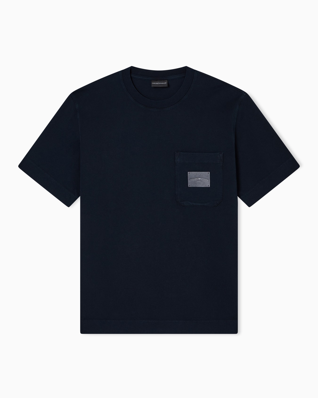 ASV jersey T-shirt with leather logo patch Slide 0