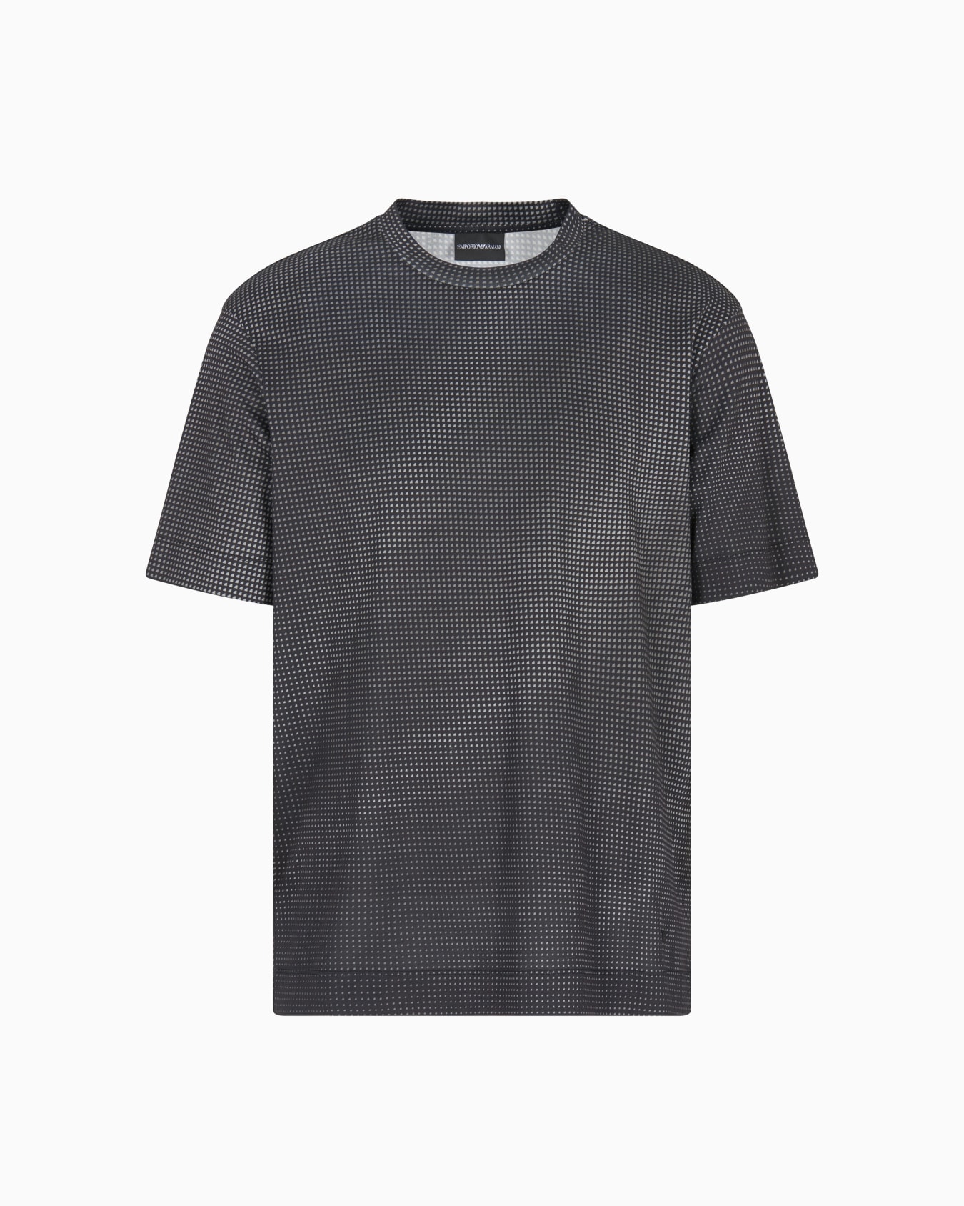 ASV jersey T-shirt with all-over op-art print Slide 0