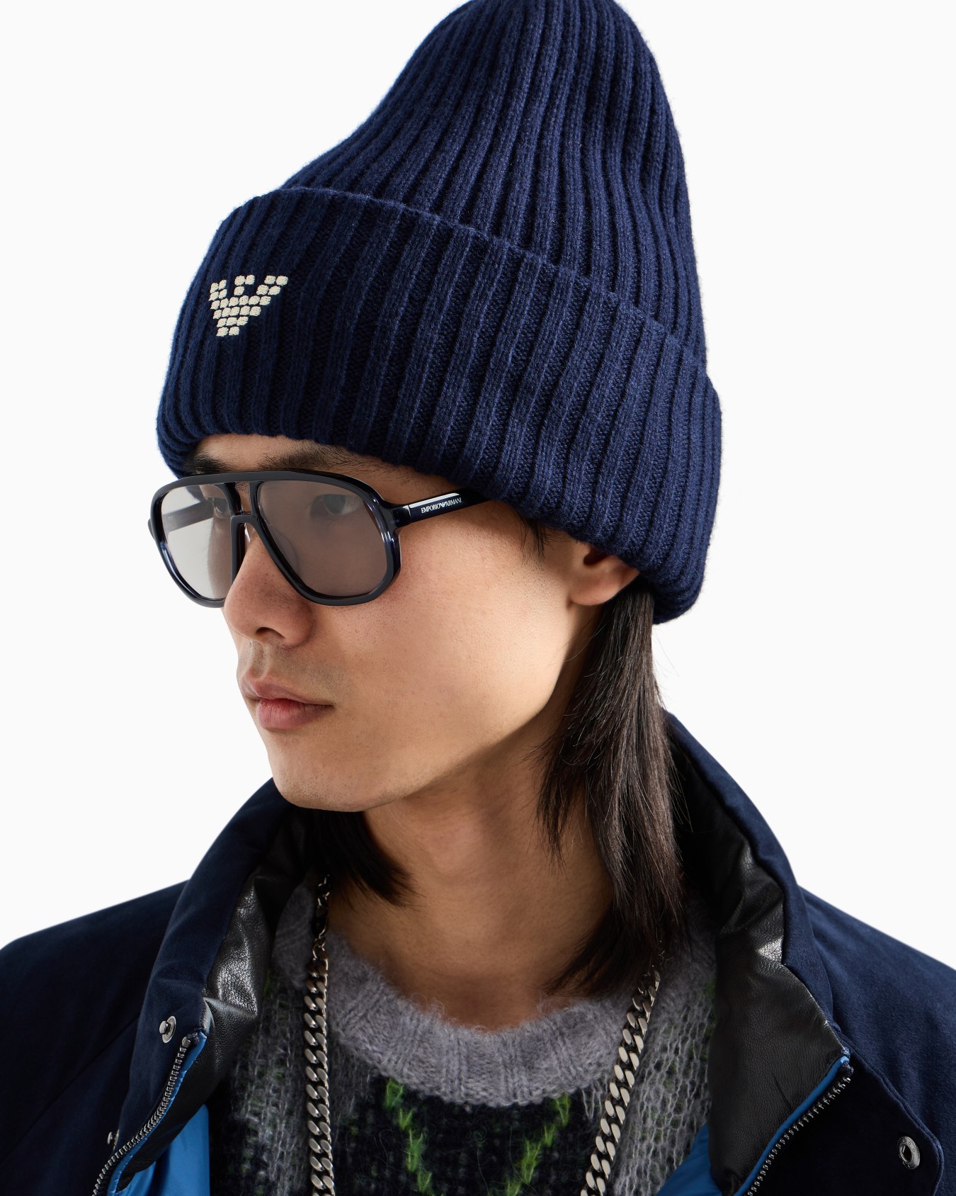 ASV New York capsule collection ribbed wool-blend beanie Slide 2