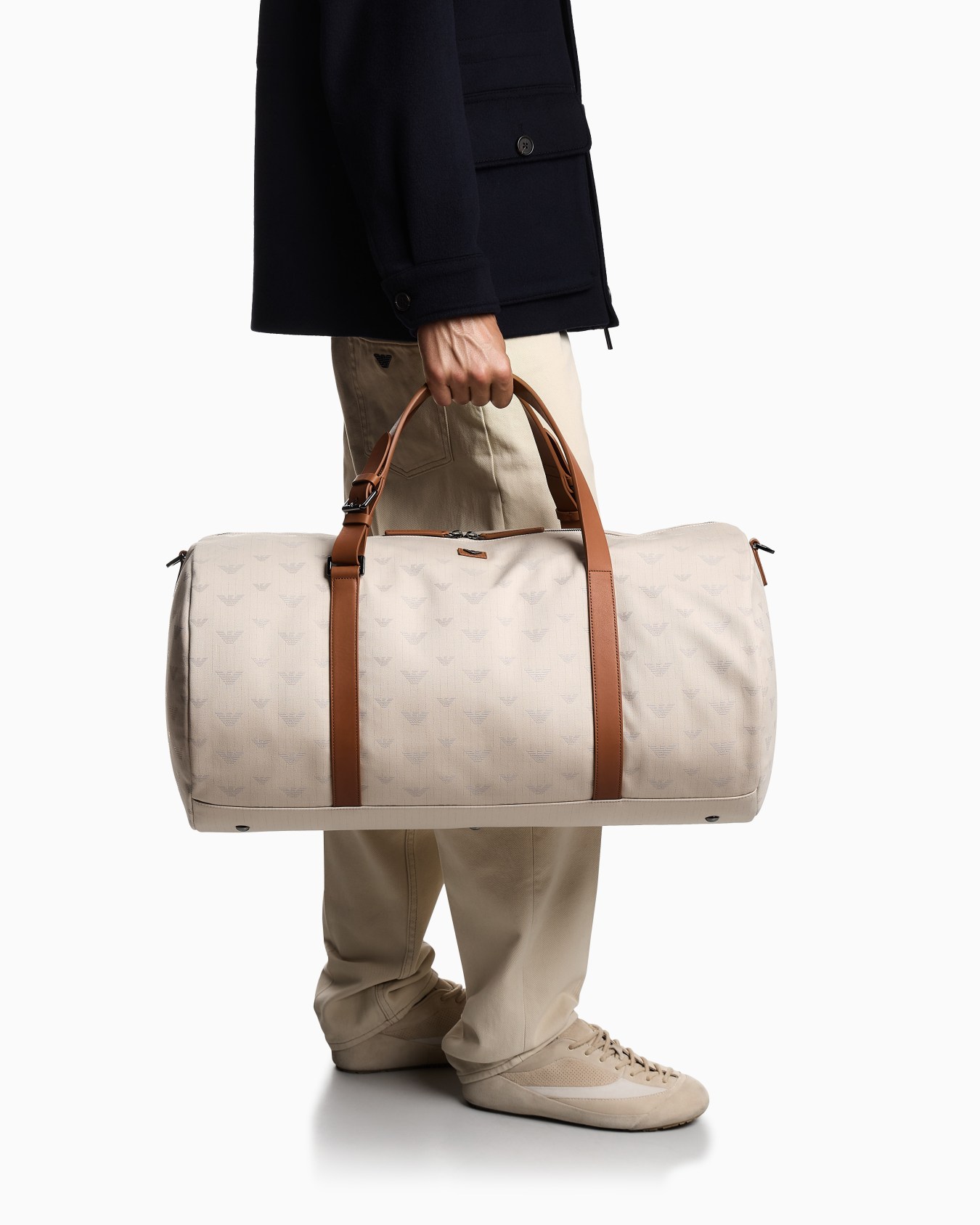 All-over eagle canvas weekend bag Slide 6