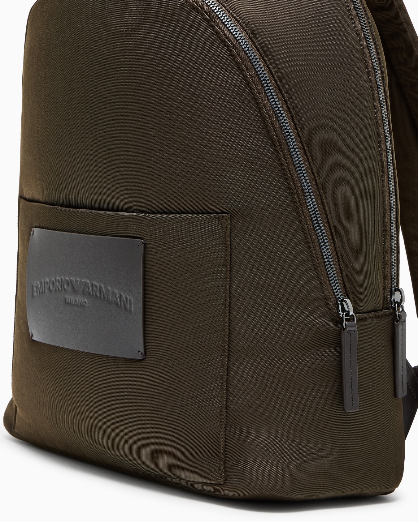 Runder Rucksack aus gepolstertem Nylon Folie 4