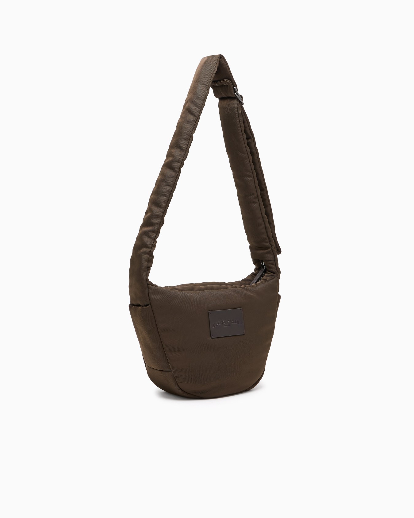 Padded nylon shoulder bag Slide 1