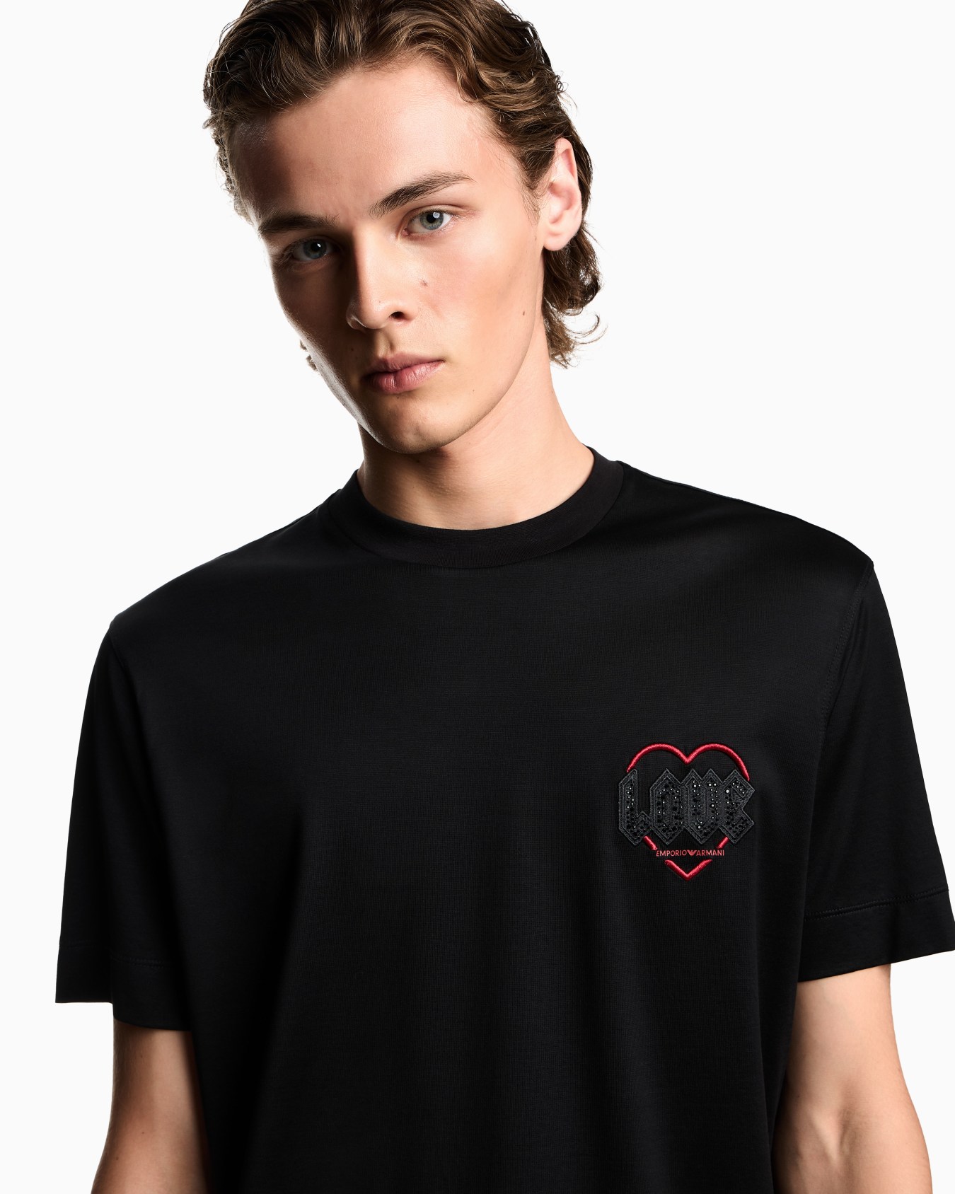 T-Shirt aus einer Jersey-Lyocell-Mischung mit Stickerei aus der Sonderkollektion zum Valentinstag Folie 4