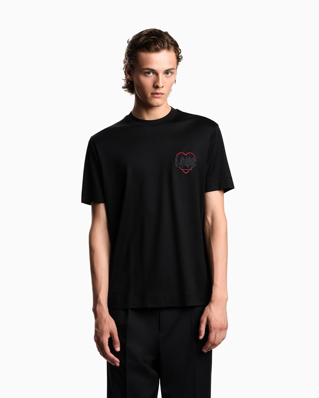 T-Shirt aus einer Jersey-Lyocell-Mischung mit Stickerei aus der Sonderkollektion zum Valentinstag Folie 3