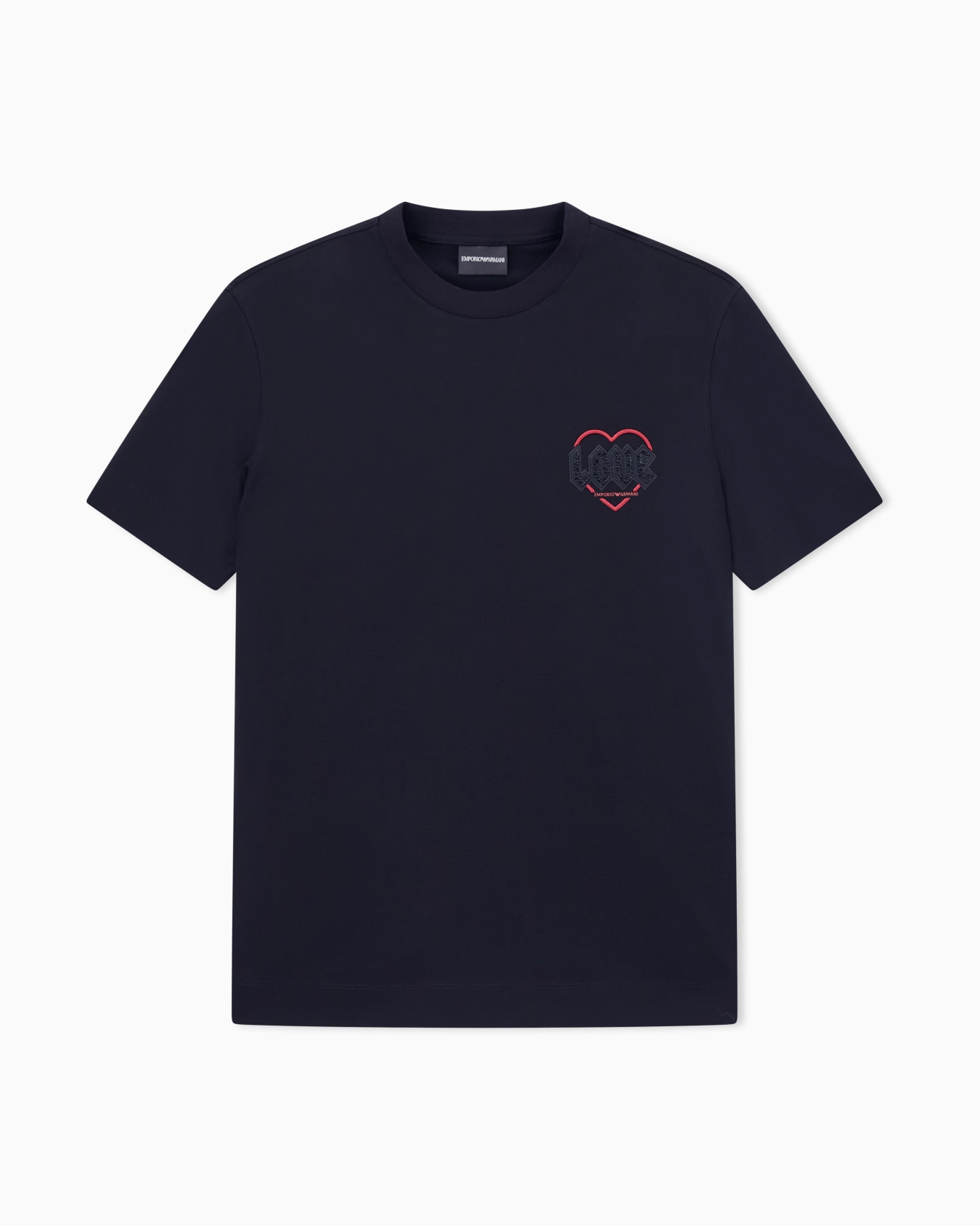 Valentine’s Day Capsule Collection Lyocell-blend jersey T-shirt with embroidery Slide 0