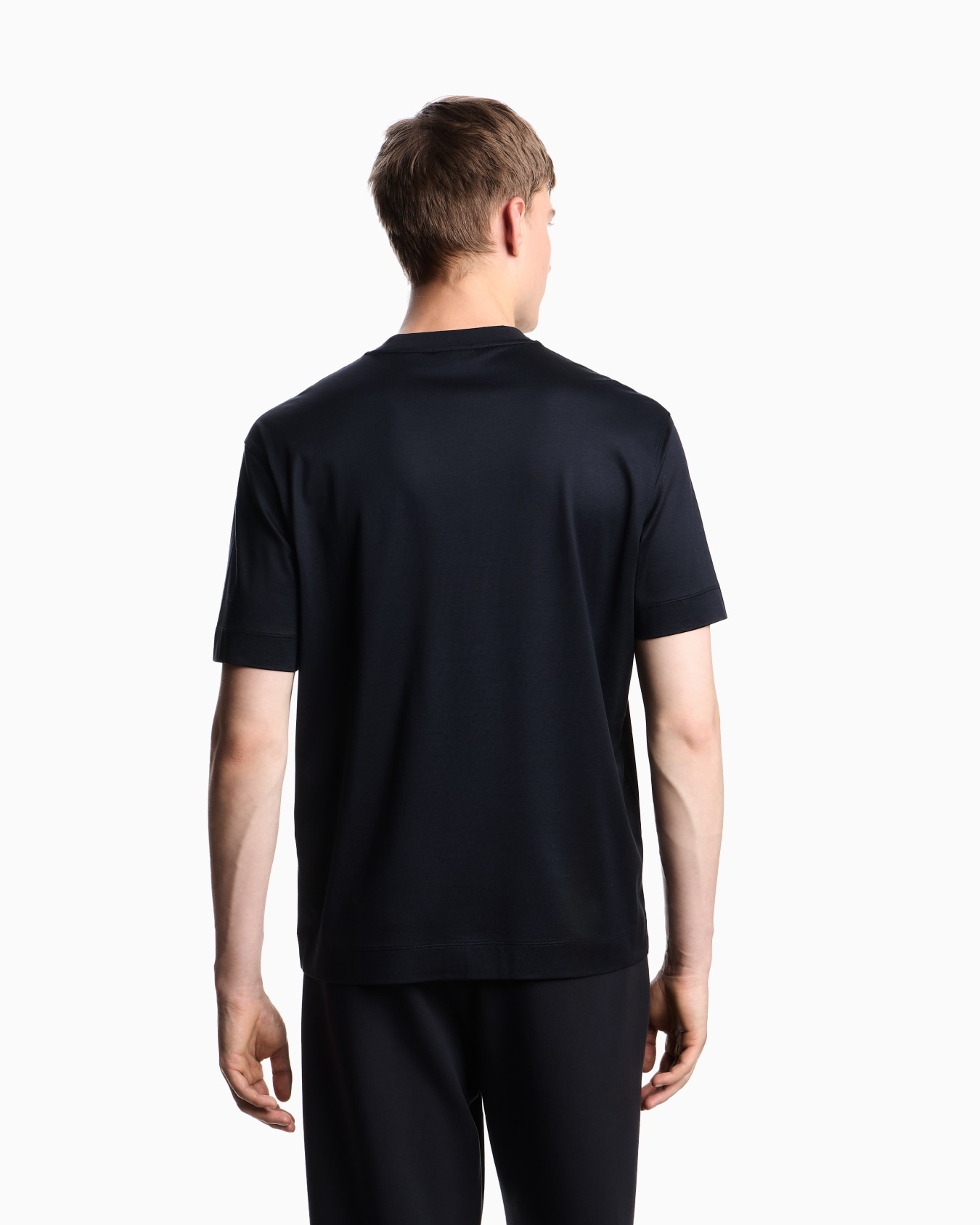 ASV Lyocell-blend jersey T-shirt with oversized eagle embroidery Slide 2