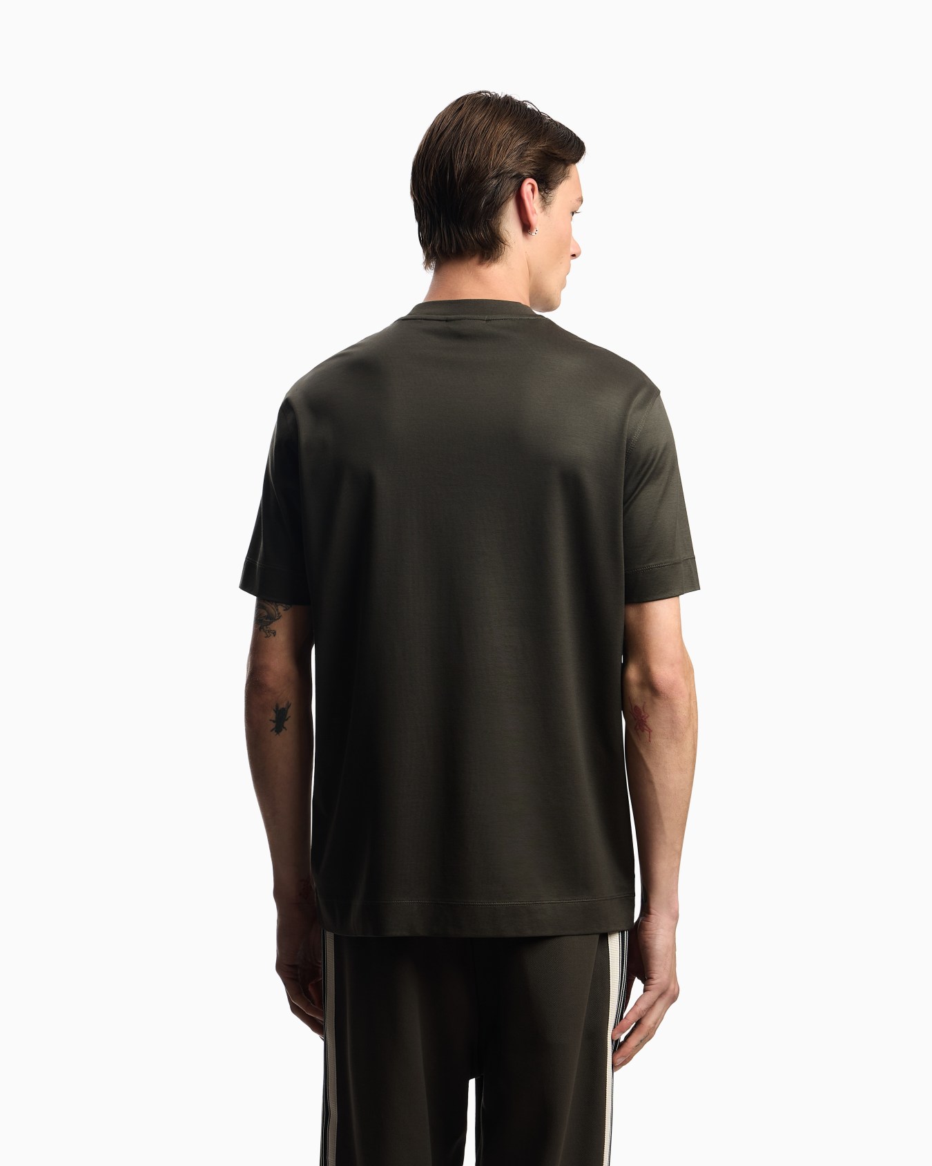 T-Shirt aus Jersey-Lyocell-Mischung mit Logo in 3D-Effekt Folie 2