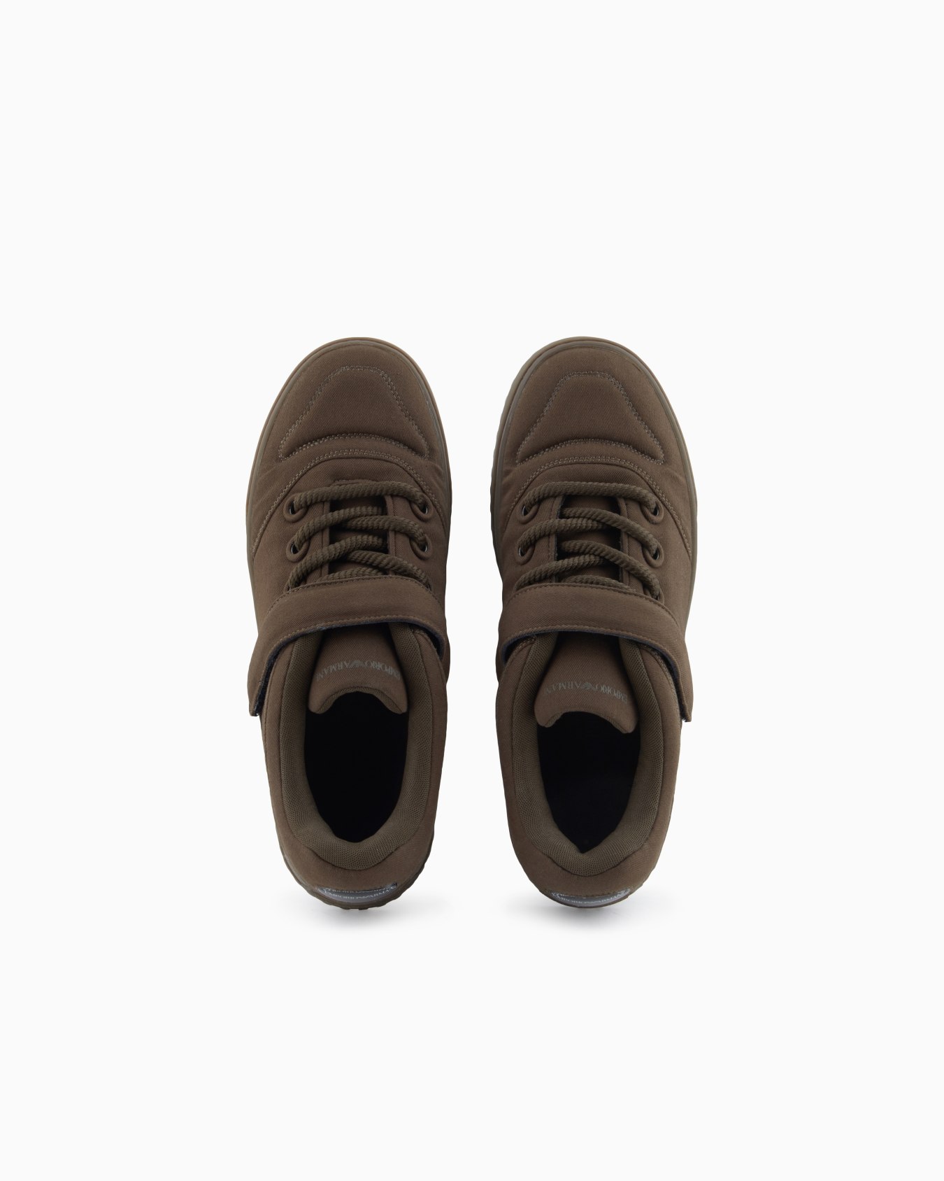 Fabric sneakers with laces and Velcro Slide 2