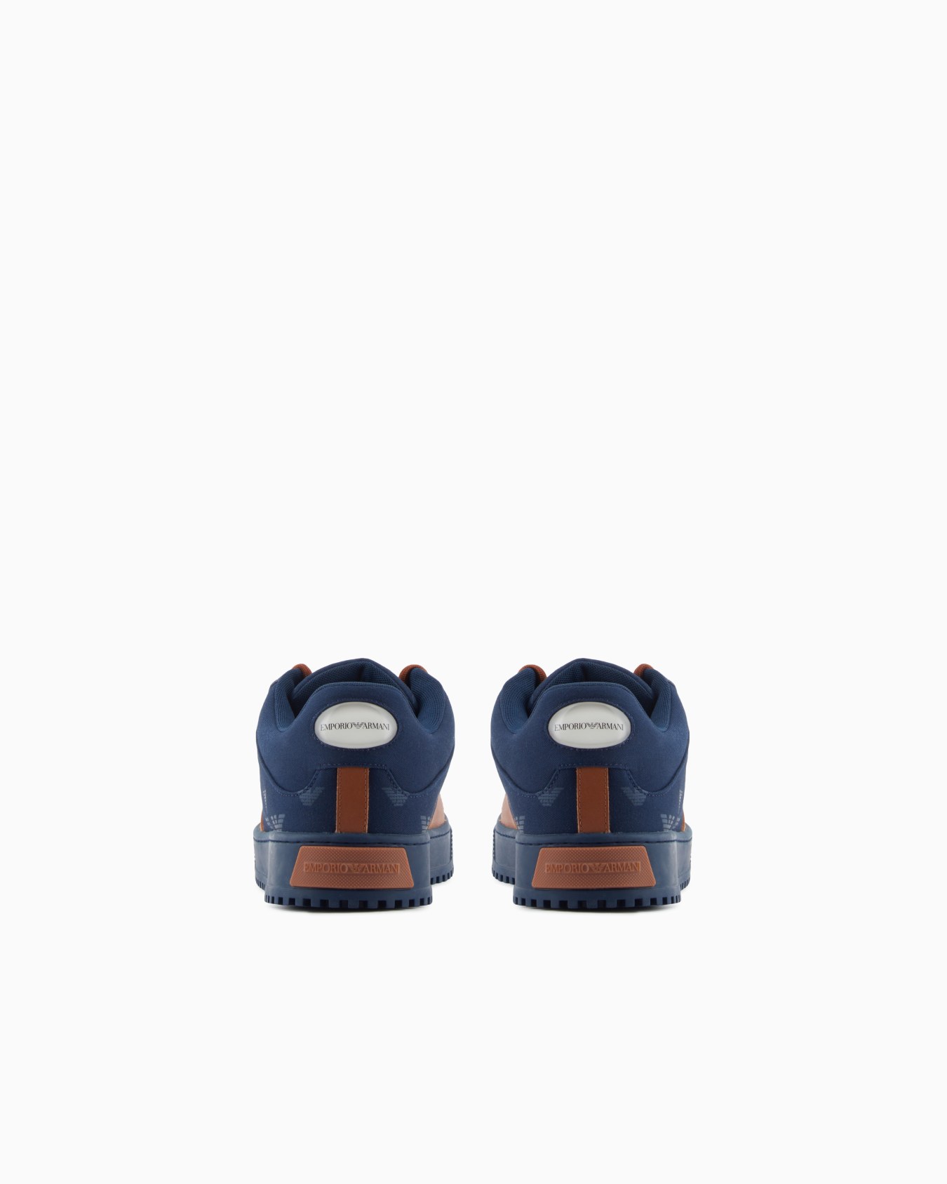 Canvas sneakers with all-over eagles Slide 3