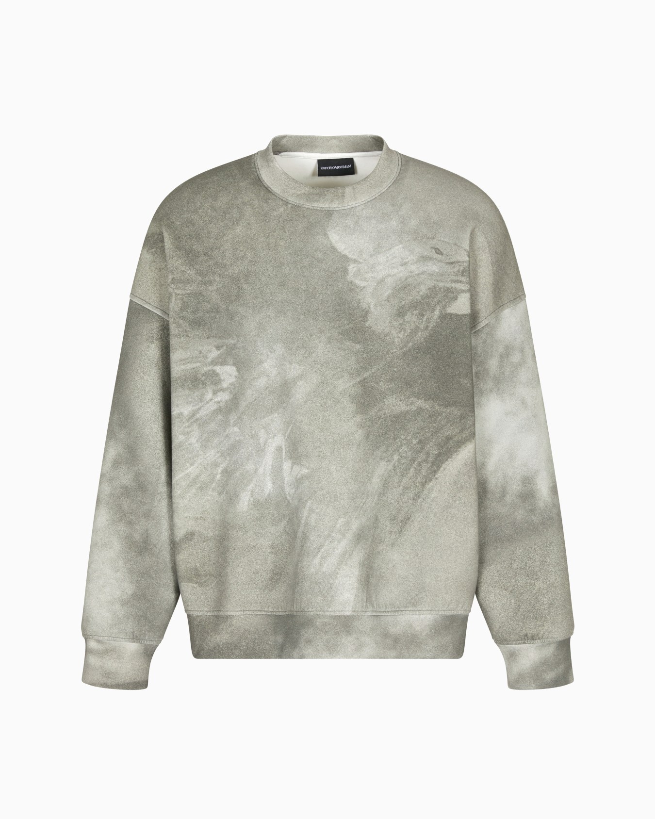 ASV double-jersey sweatshirt with oversized eagle print Slide 0