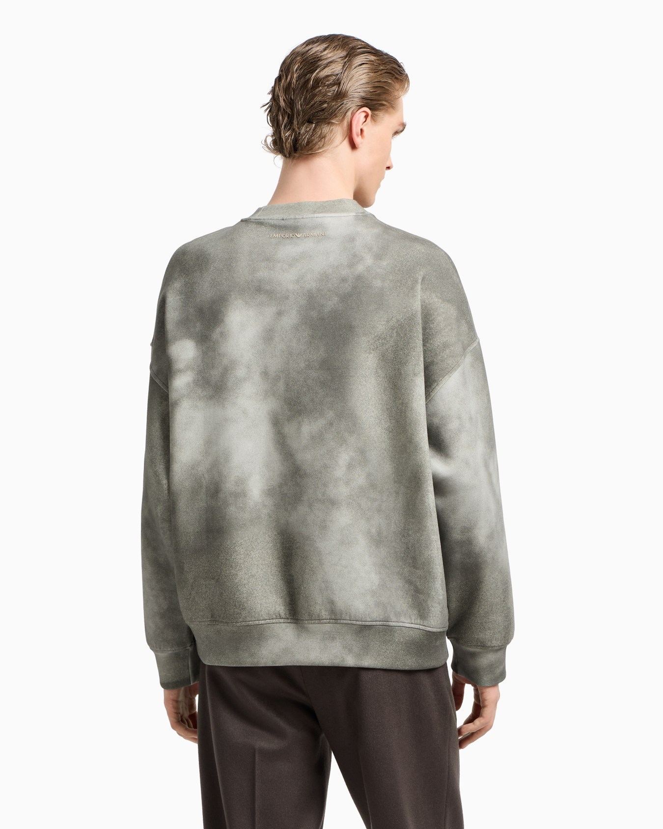 ASV double-jersey sweatshirt with oversized eagle print Slide 3