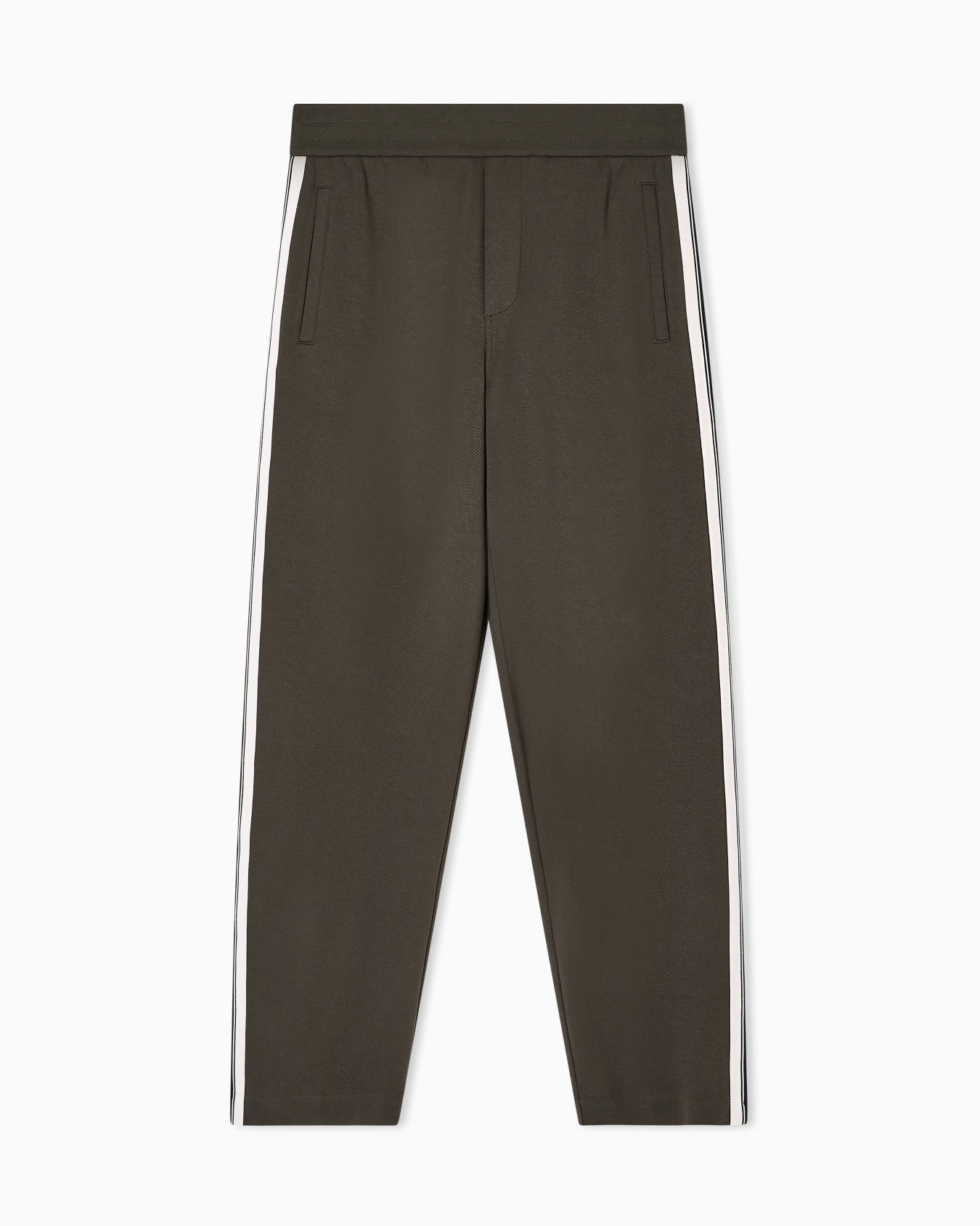 ASV jersey trousers with elasticated waist and contrasting bands Slide 0