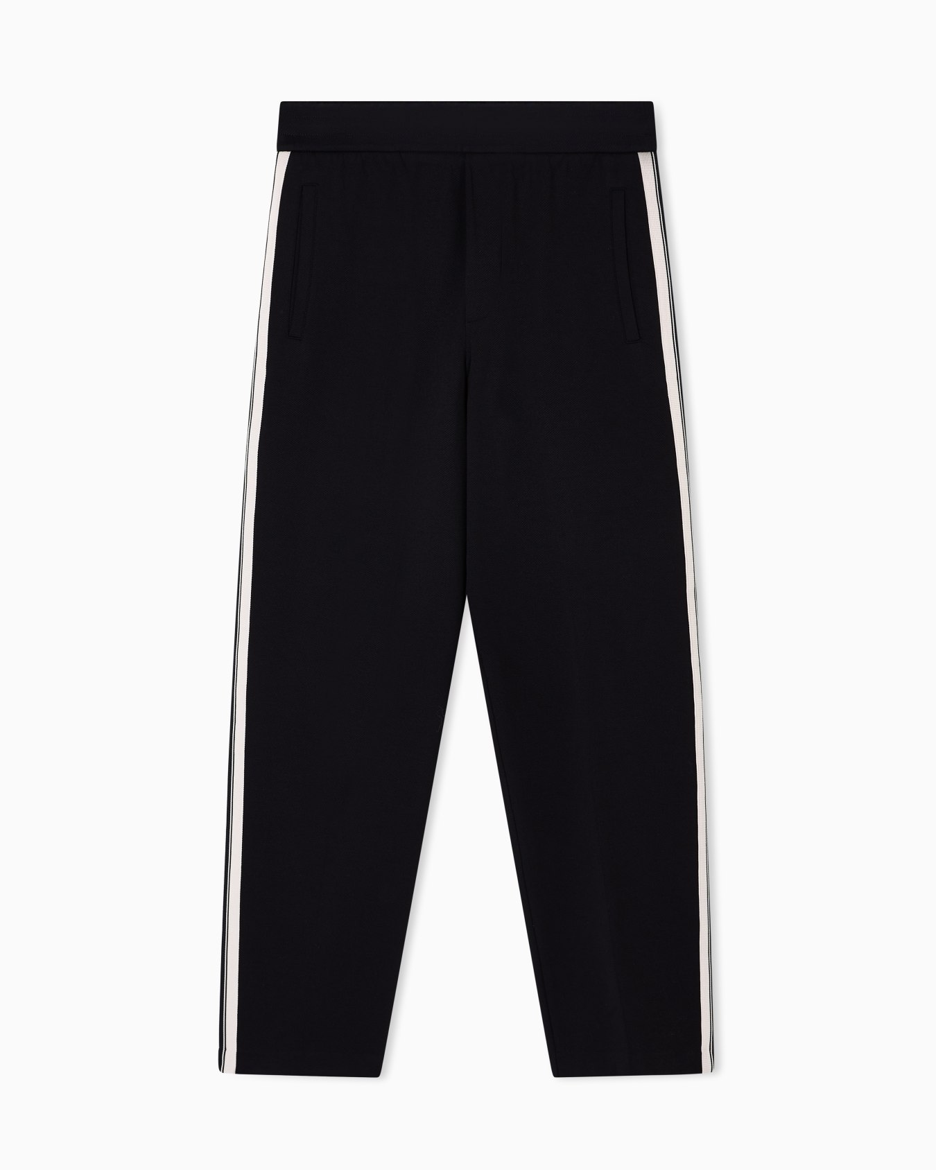 ASV jersey trousers with elasticated waist and contrasting bands Slide 0