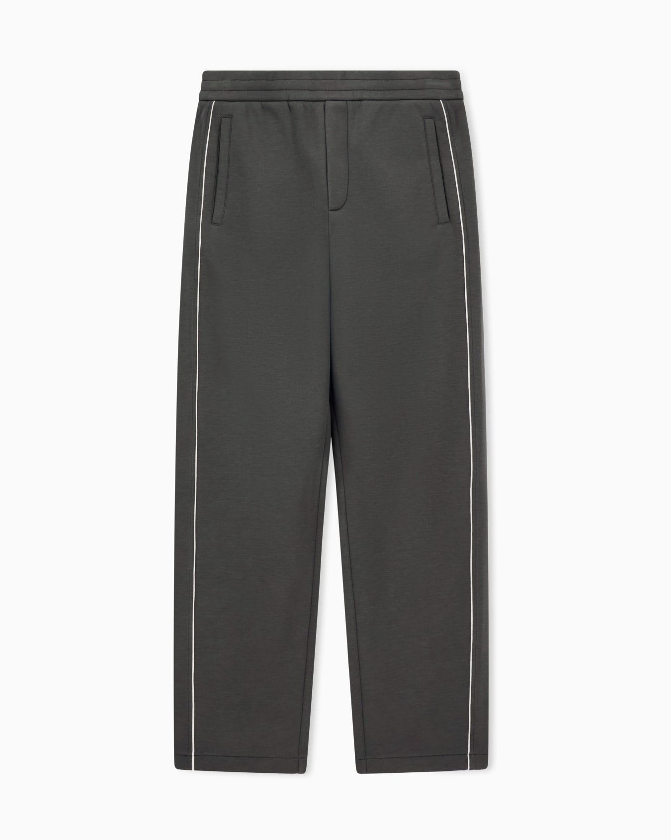 Pantalon en jersey double avec passepoil Diapositive 0